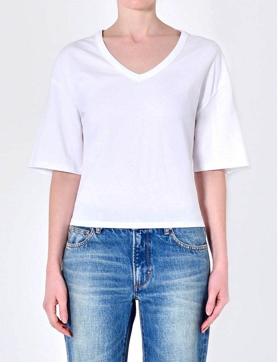 NEUW - BREE TEE BLACK - t-shirts - white - 0
