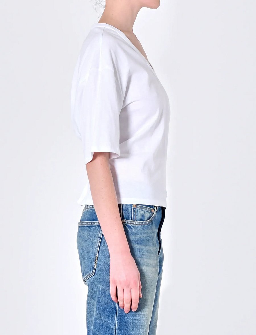 NEUW - BREE TEE BLACK - t-shirts - white - 3