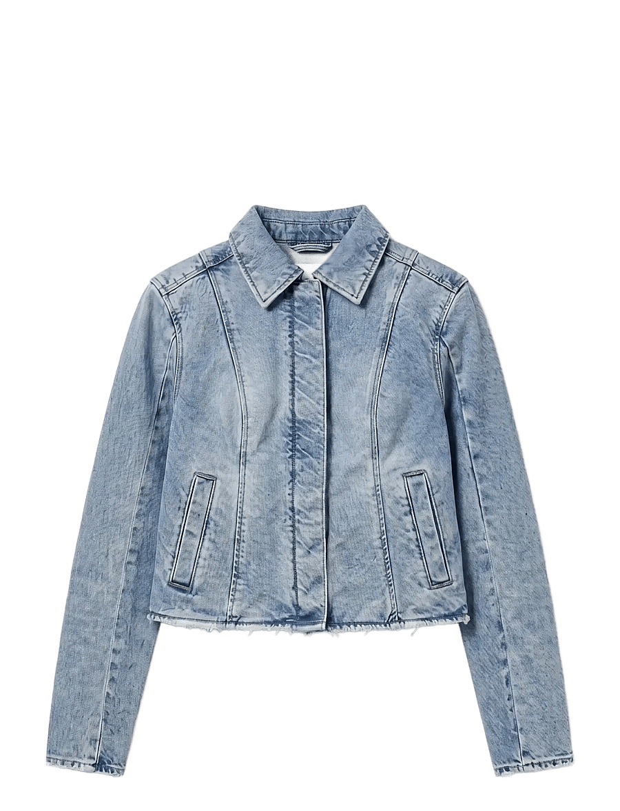 NEUW - BIAS CUT DENIM JACKETLIGHT VINTAGE INDIGO - blue - 1