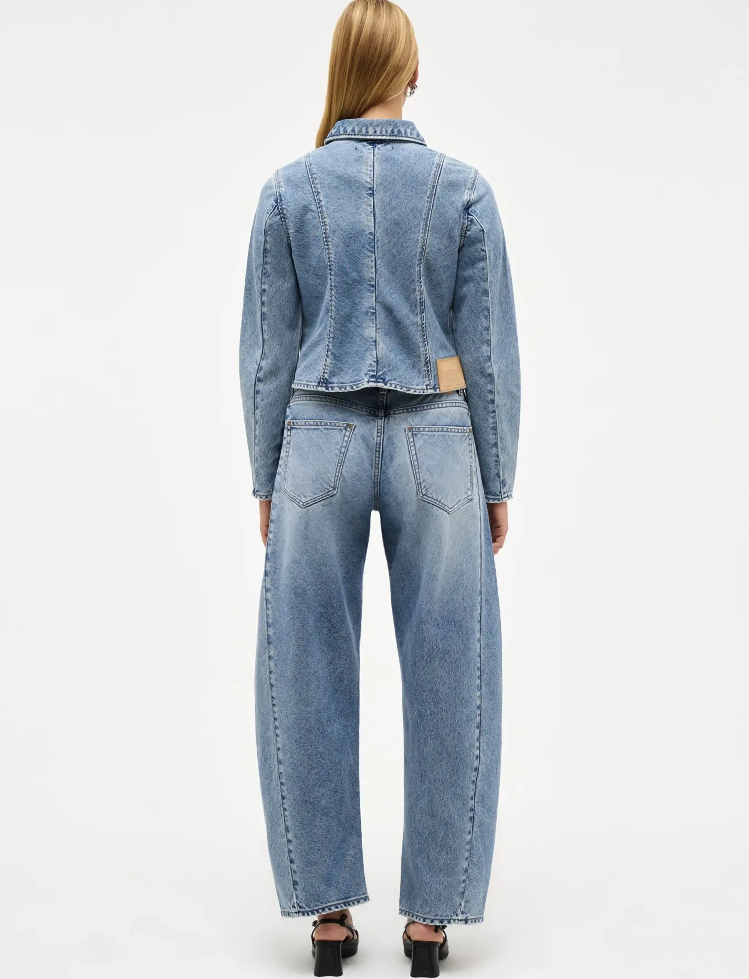 NEUW - BIAS CUT DENIM JACKETLIGHT VINTAGE INDIGO - blue - 4