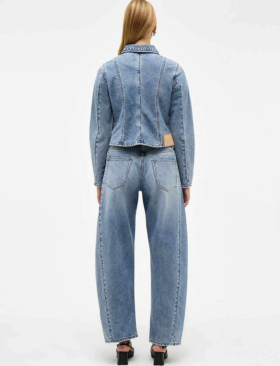 NEUW - BIAS CUT DENIM JACKETLIGHT VINTAGE INDIGO - blue - 4