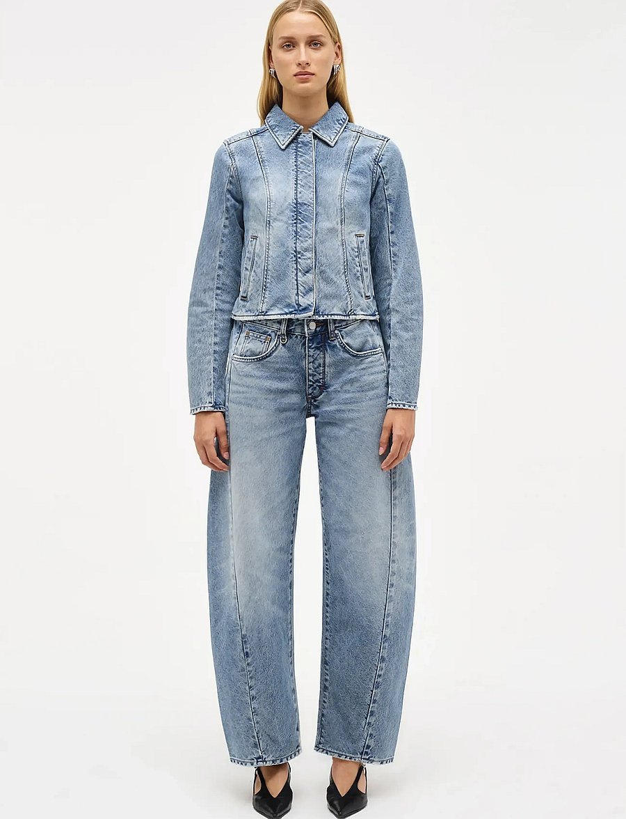 NEUW - BIAS CUT DENIM JACKETLIGHT VINTAGE INDIGO - blue - 5