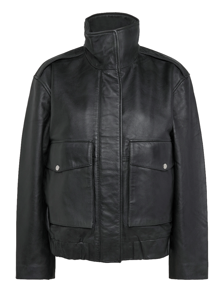 NEUW - SCENE LEATHER JACKETBLACK - lederjacken - black - 1