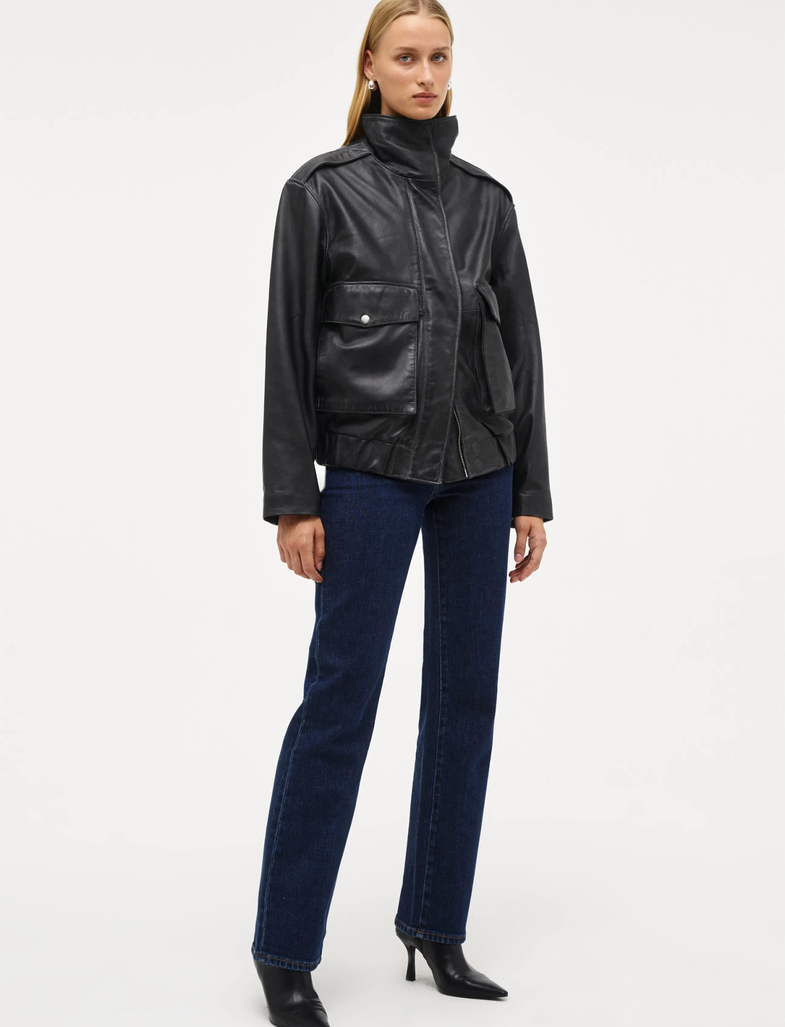 NEUW - SCENE LEATHER JACKETBLACK - lederjacken - black - 3
