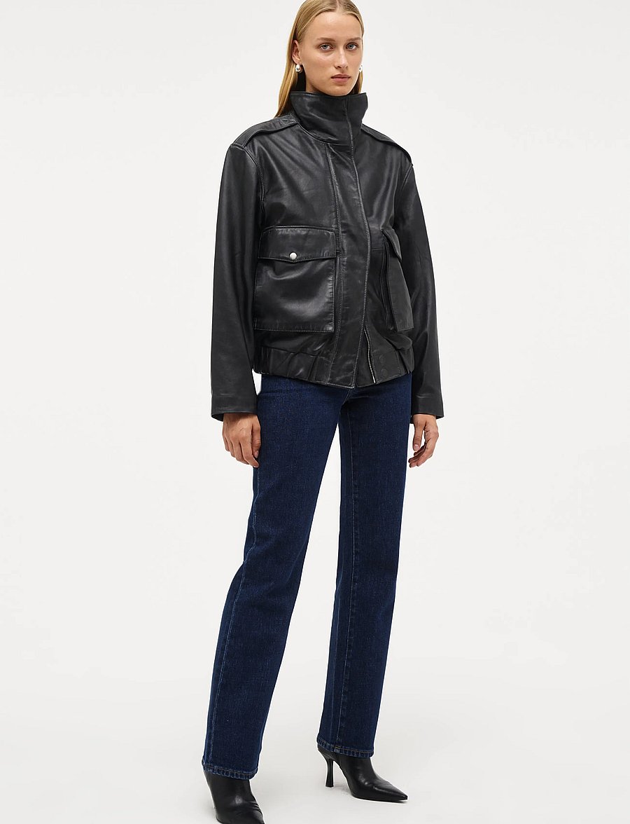 NEUW - SCENE LEATHER JACKETBLACK - lederjacken - black - 3