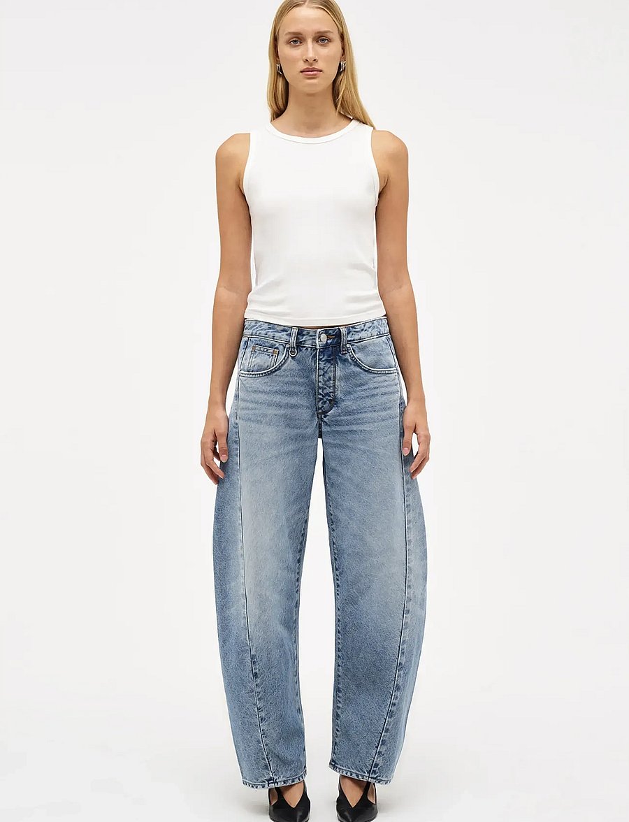 NEUW - NANCY BARREL BIASLIGHT VINTAGE INDIGO - barrel jeans - blue - 0
