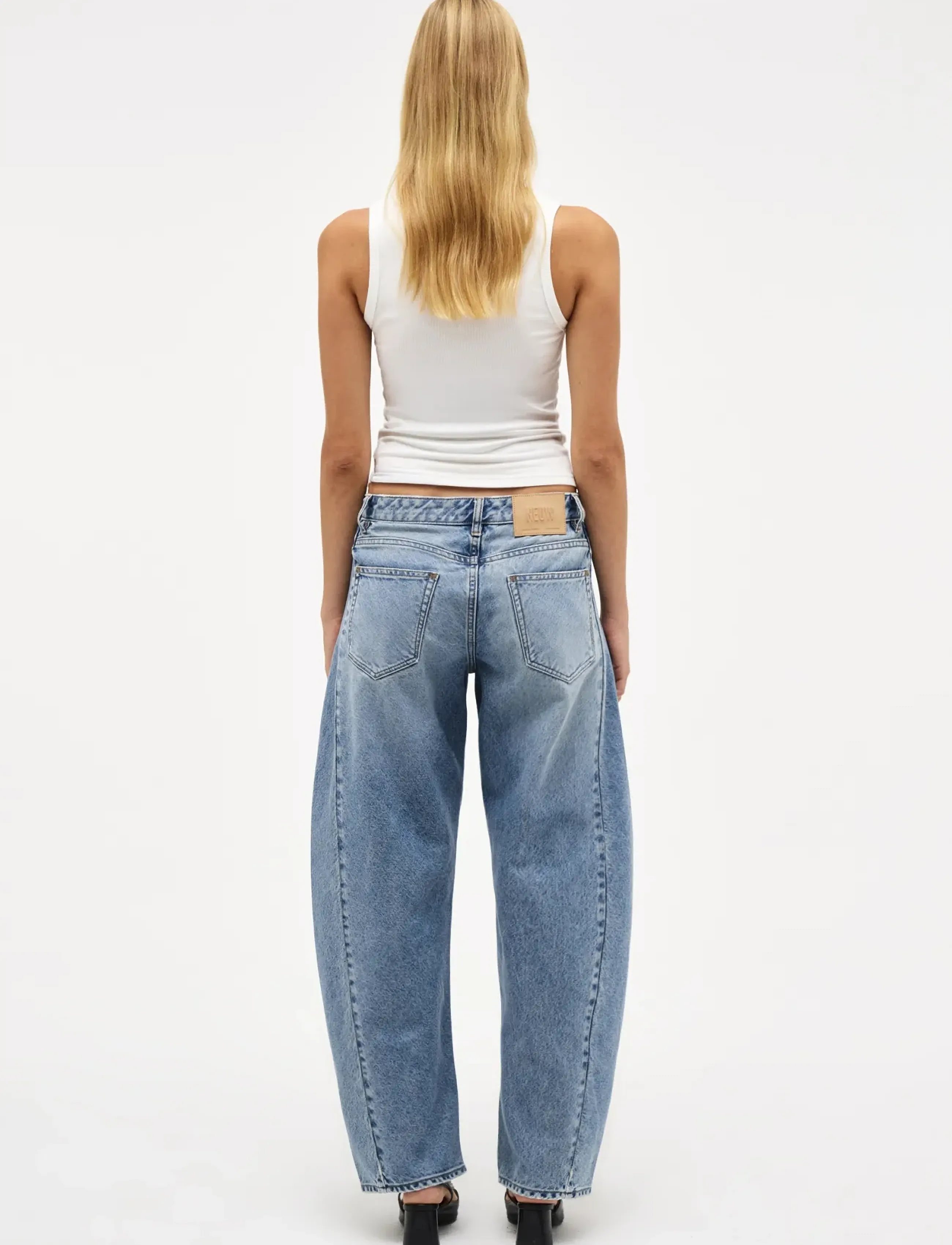 NEUW - NANCY BARREL BIASLIGHT VINTAGE INDIGO - barrel jeans - blue - 4