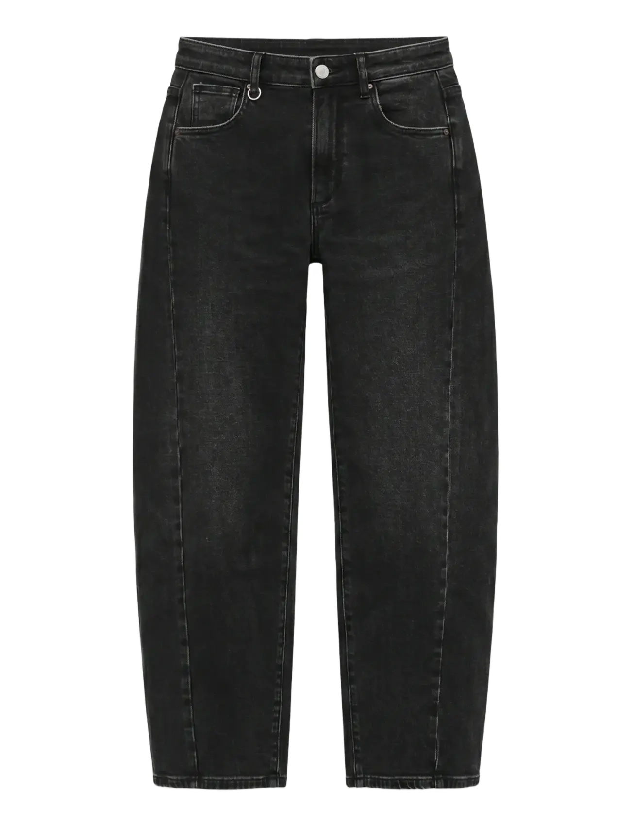 NEUW - AMBER BARREL WANTED WASHED BLACK - black - 1