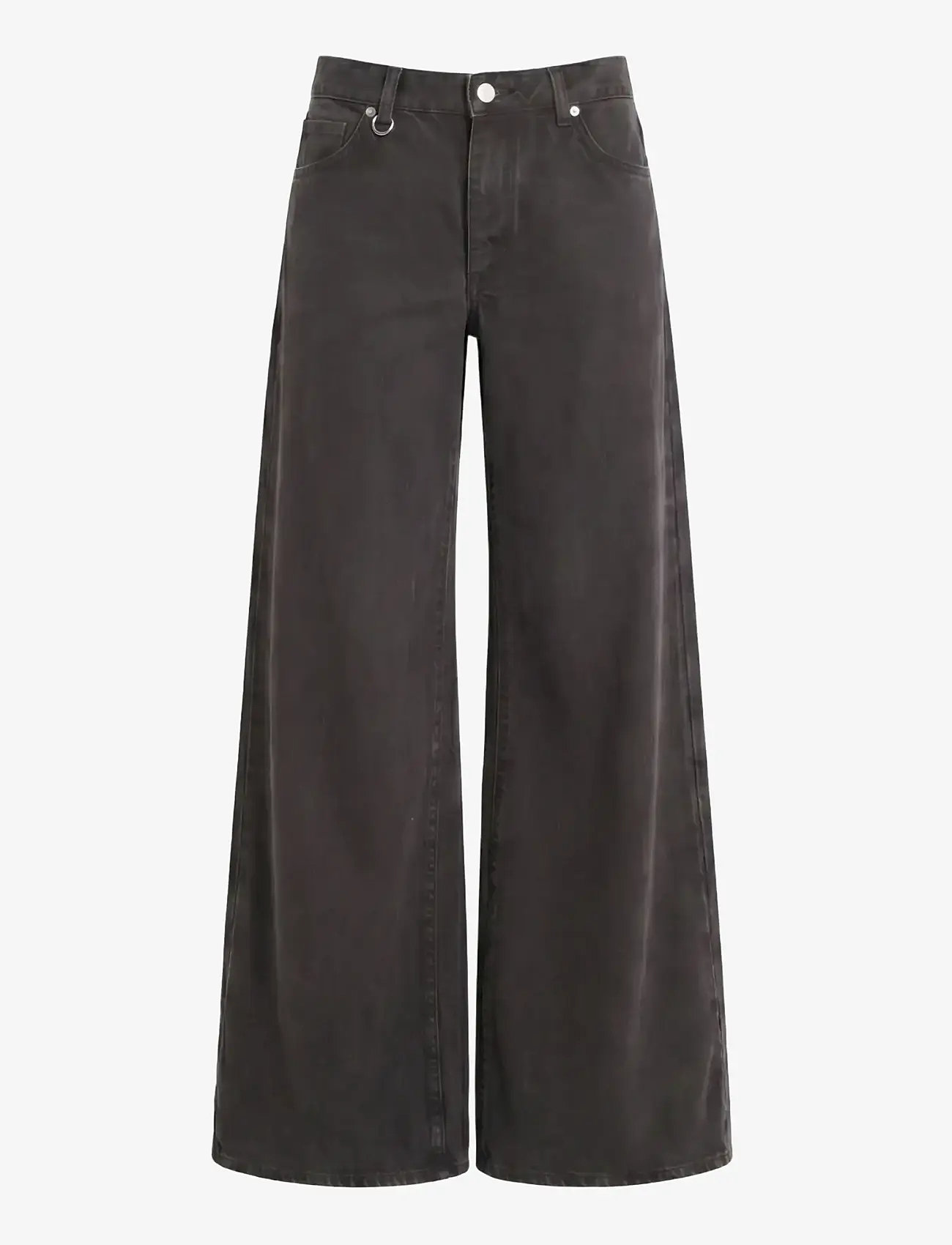 NEUW - MILLA WIDE BLACKOUTWASHED BLACK - brede jeans - black - 1