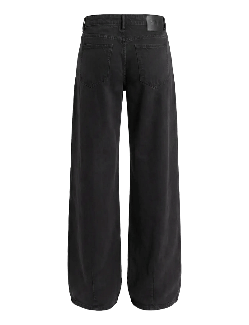 NEUW - MILLA WIDE BLACKOUTWASHED BLACK - brede jeans - black - 2