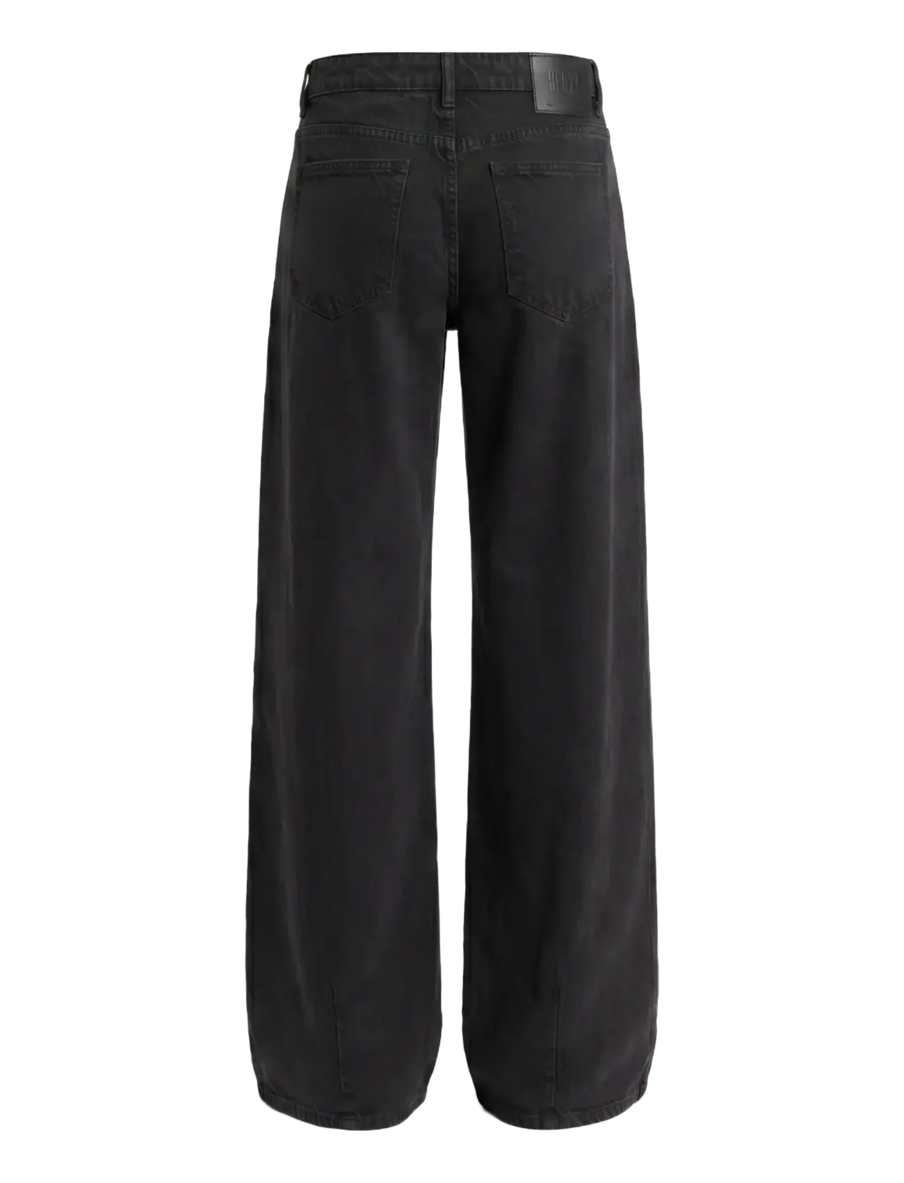 NEUW - MILLA WIDE BLACKOUTWASHED BLACK - laia säärega teksad - black - 2