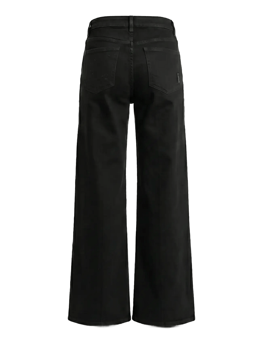 NEUW - EVA WIDE SOMBRESHARP BLACK - wide leg jeans - black - 2
