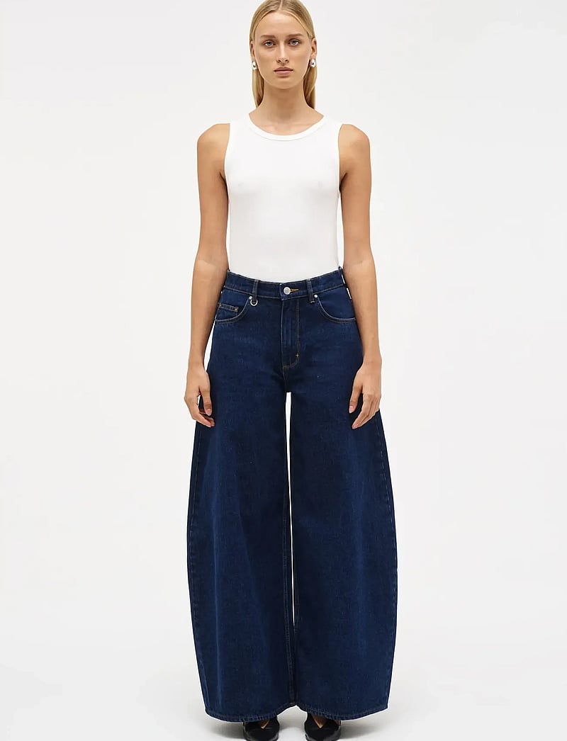 NEUW - MIMI SUPER BARREL INDRADARK INDIGO - barrel jeans - blue - 0