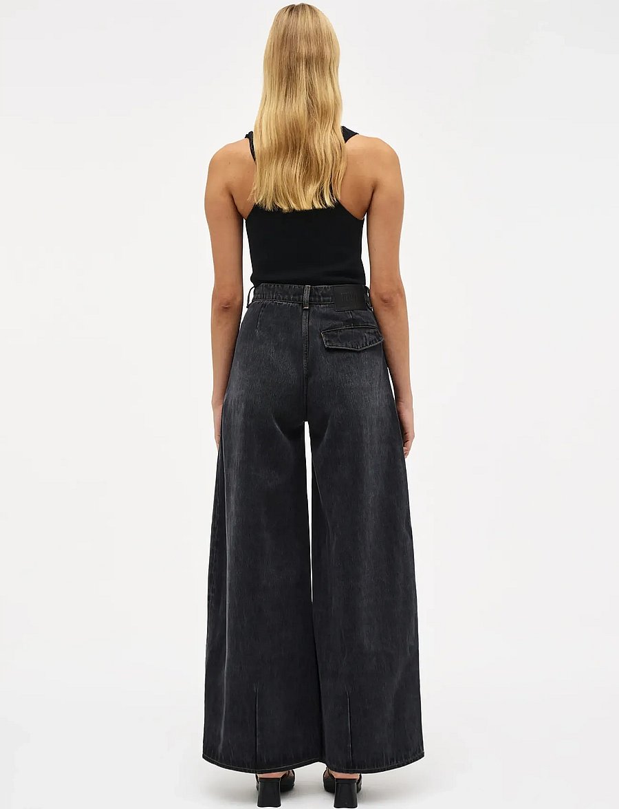 NEUW - MIMI SUPER BARREL COSMOSWASHED BLACK - barrel jeans - black - 4