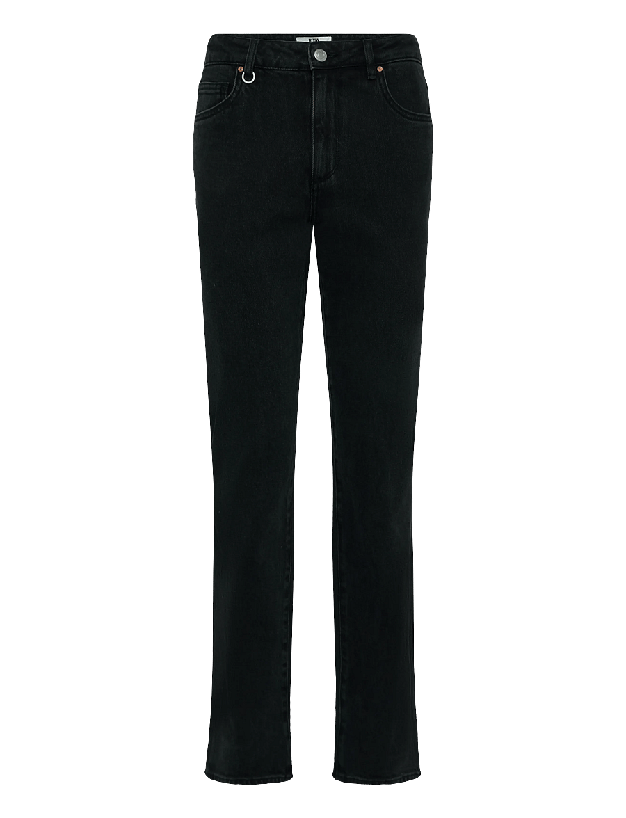 NEUW - FREJA STRAIGHT SEOUL BLACK STONE - straight jeans - black - 0