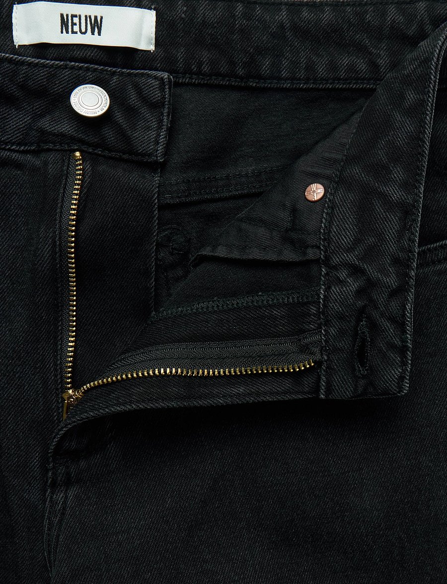 NEUW - FREJA STRAIGHT SEOUL BLACK STONE - straight jeans - black - 3