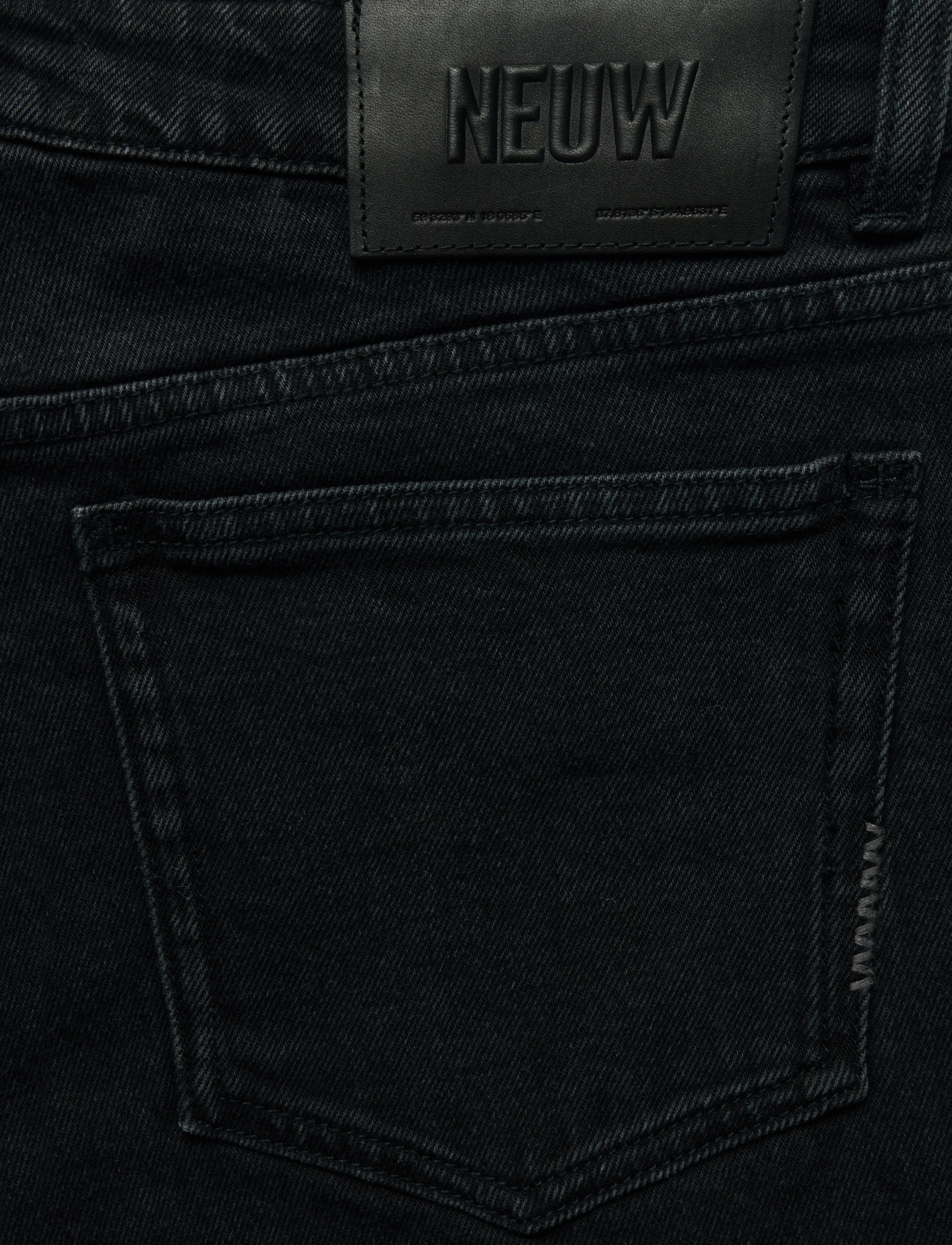 NEUW - FREJA STRAIGHT SEOUL BLACK STONE - straight jeans - black - 4
