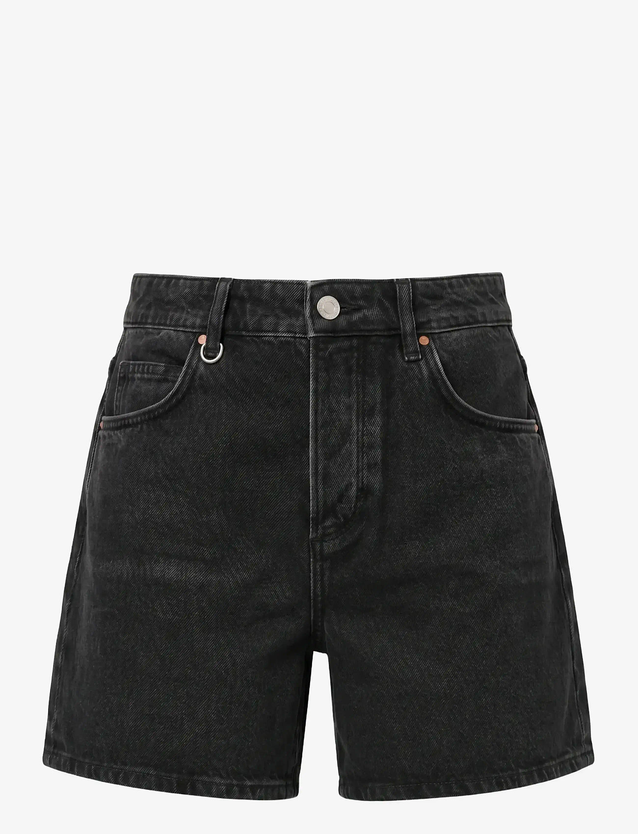 NEUW - EVA SHORT FRENCH BLACKWASHED BLACK - jorts - black - 1