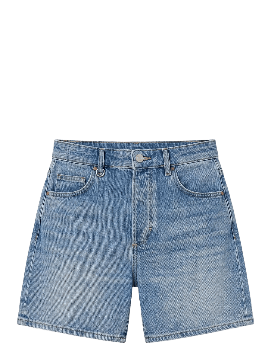NEUW - EVA SHORT ENVISAGEMID VINTAGE INDIGO - jeansshorts - blue - 1