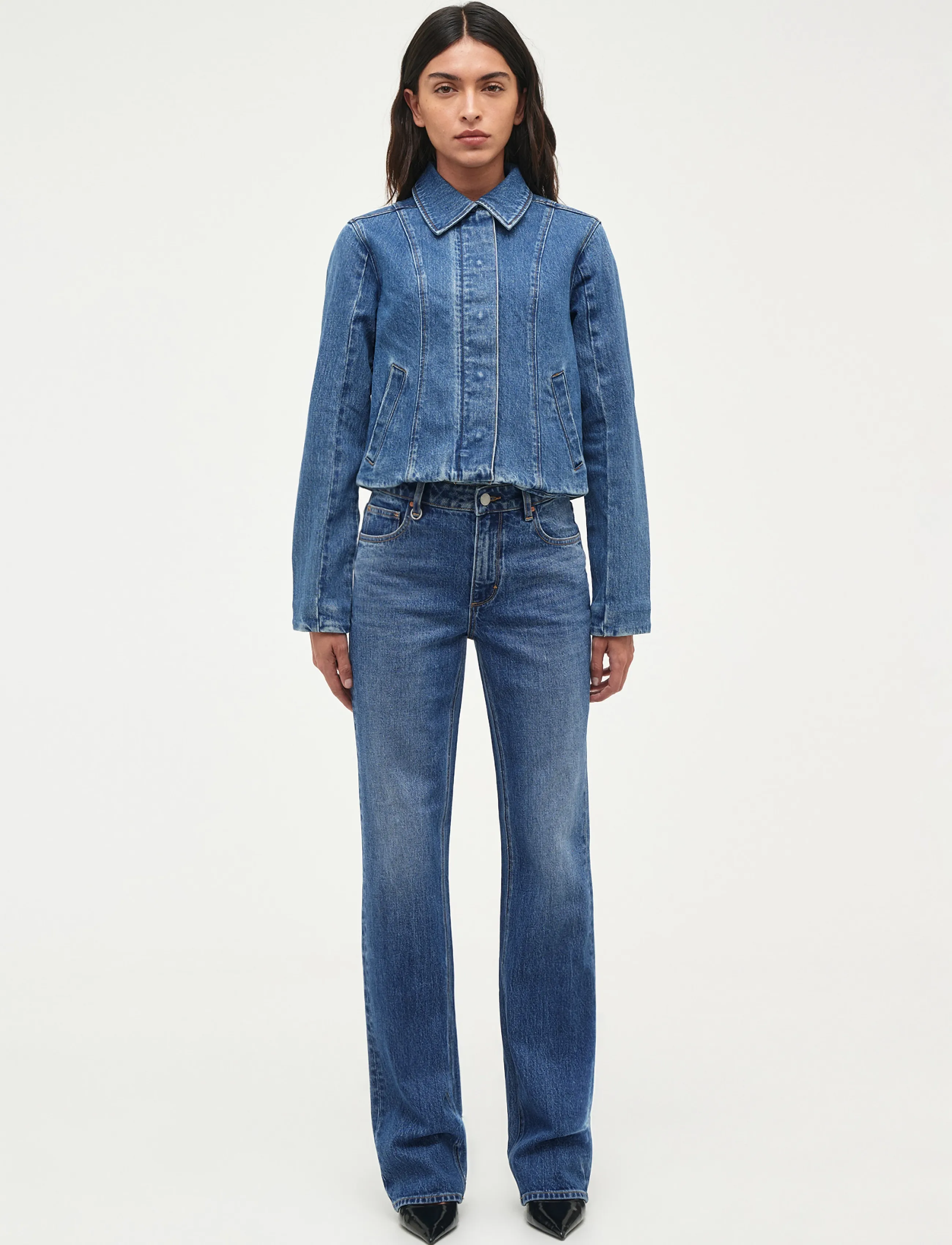 NEUW DENIM JACKET VIVID INDIGOMID VINTAGE INDIGO - Jakker - BLUE / blue