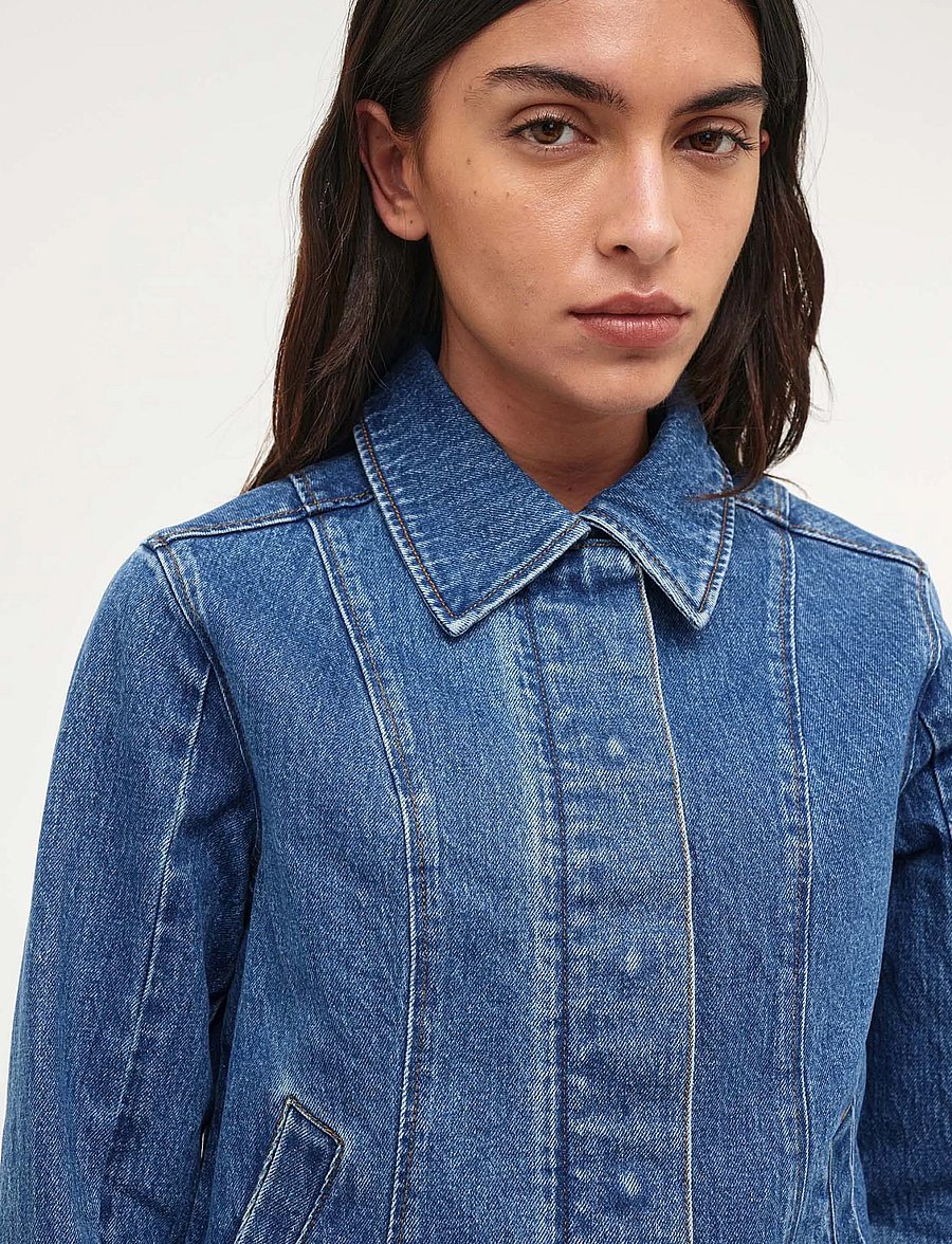 NEUW - DENIM JACKET VIVID INDIGOMID VINTAGE INDIGO - denimjakker - blue - 3