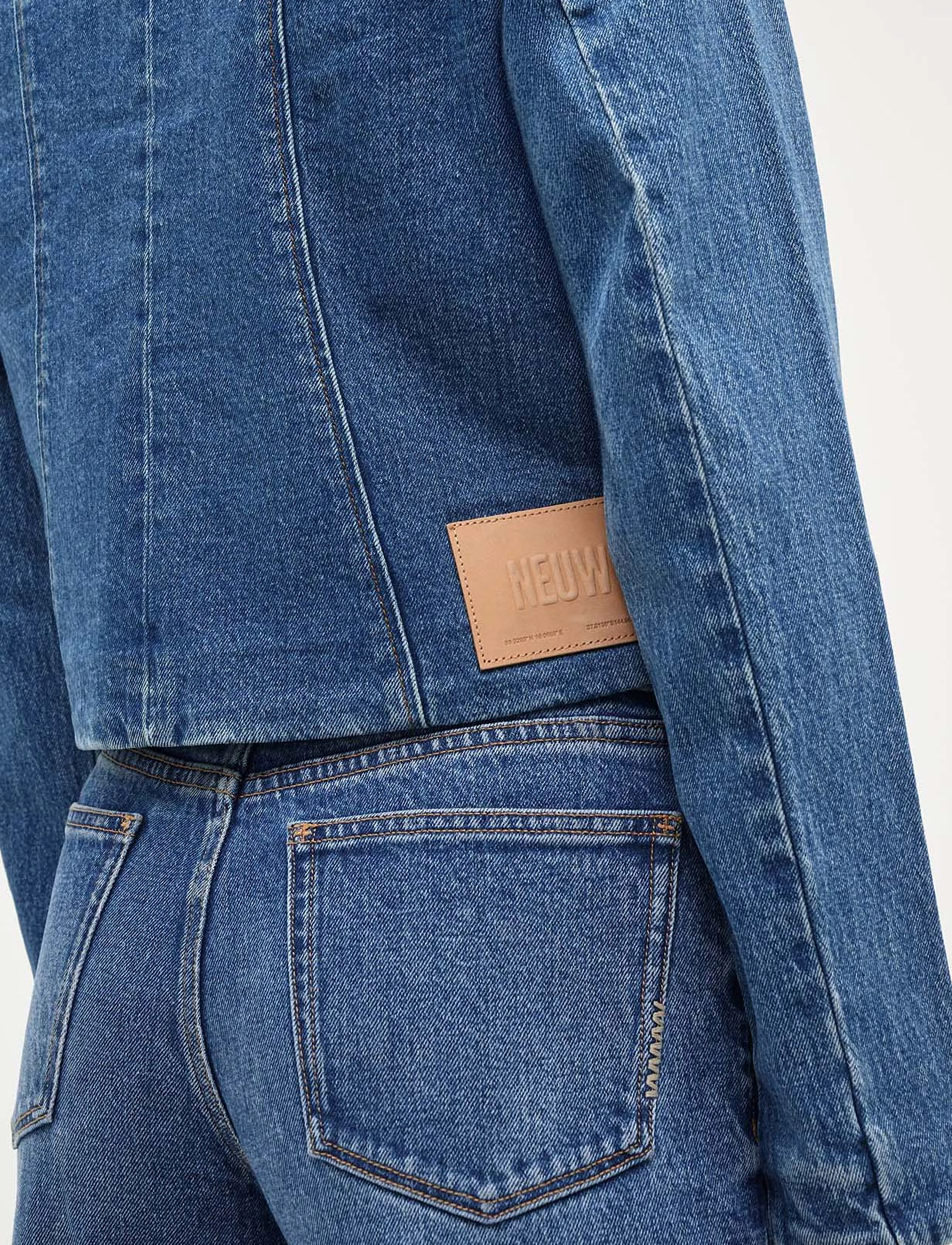 NEUW - DENIM JACKET VIVID INDIGOMID VINTAGE INDIGO - denimjakker - blue - 5