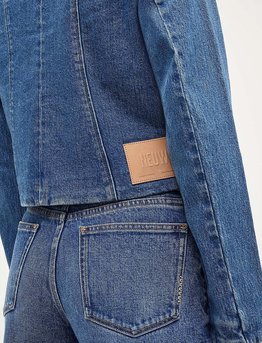 NEUW - DENIM JACKET VIVID INDIGOMID VINTAGE INDIGO - denimjakker - blue - 5