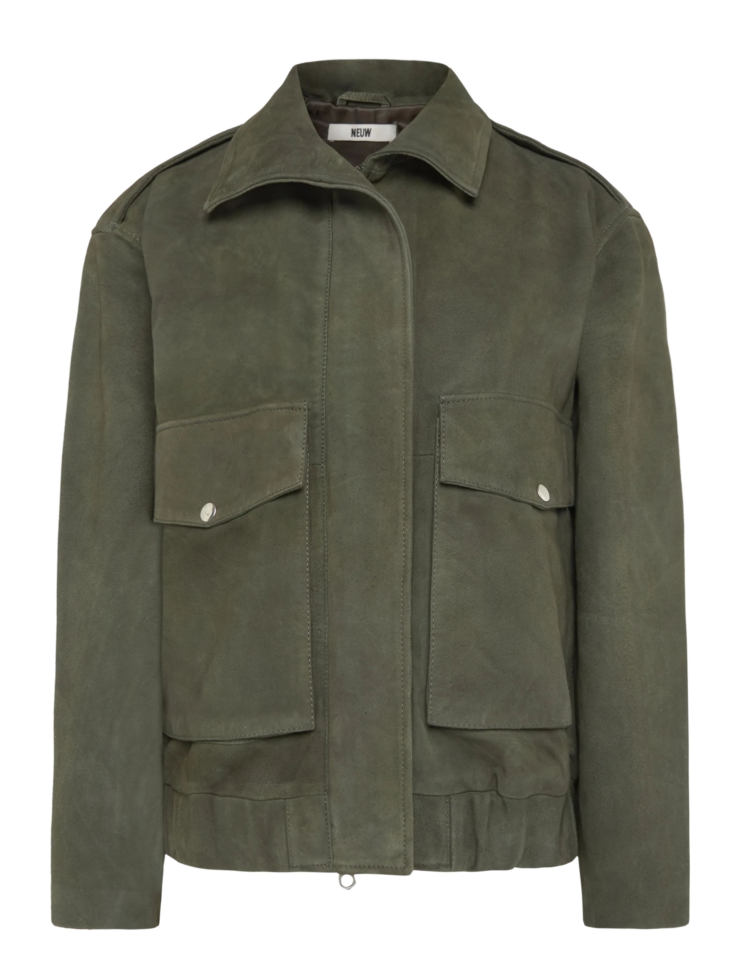 NEUW - SCENE SUEDE JACKETOLIVE - green - 1