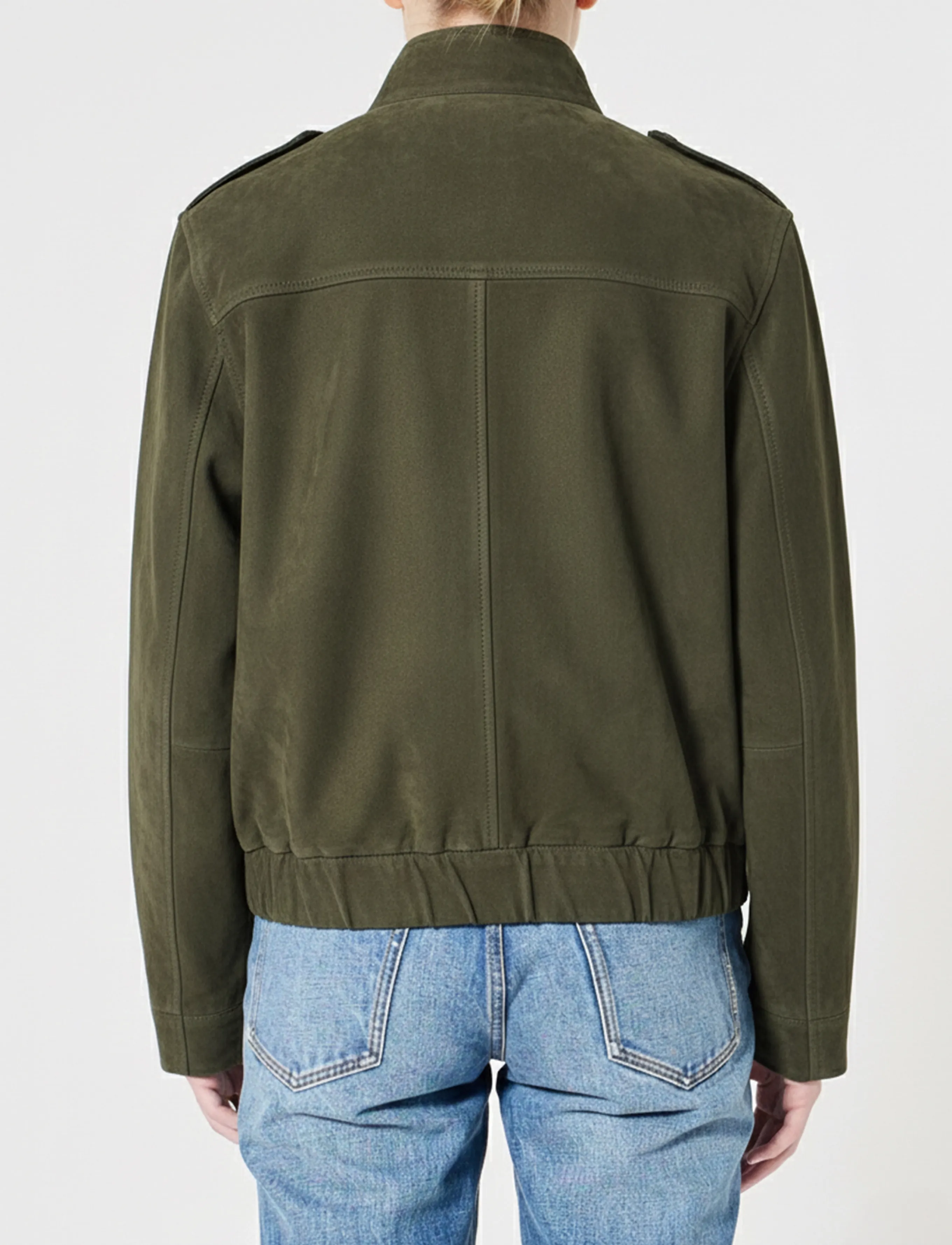 NEUW - SCENE SUEDE JACKETOLIVE - green - 3