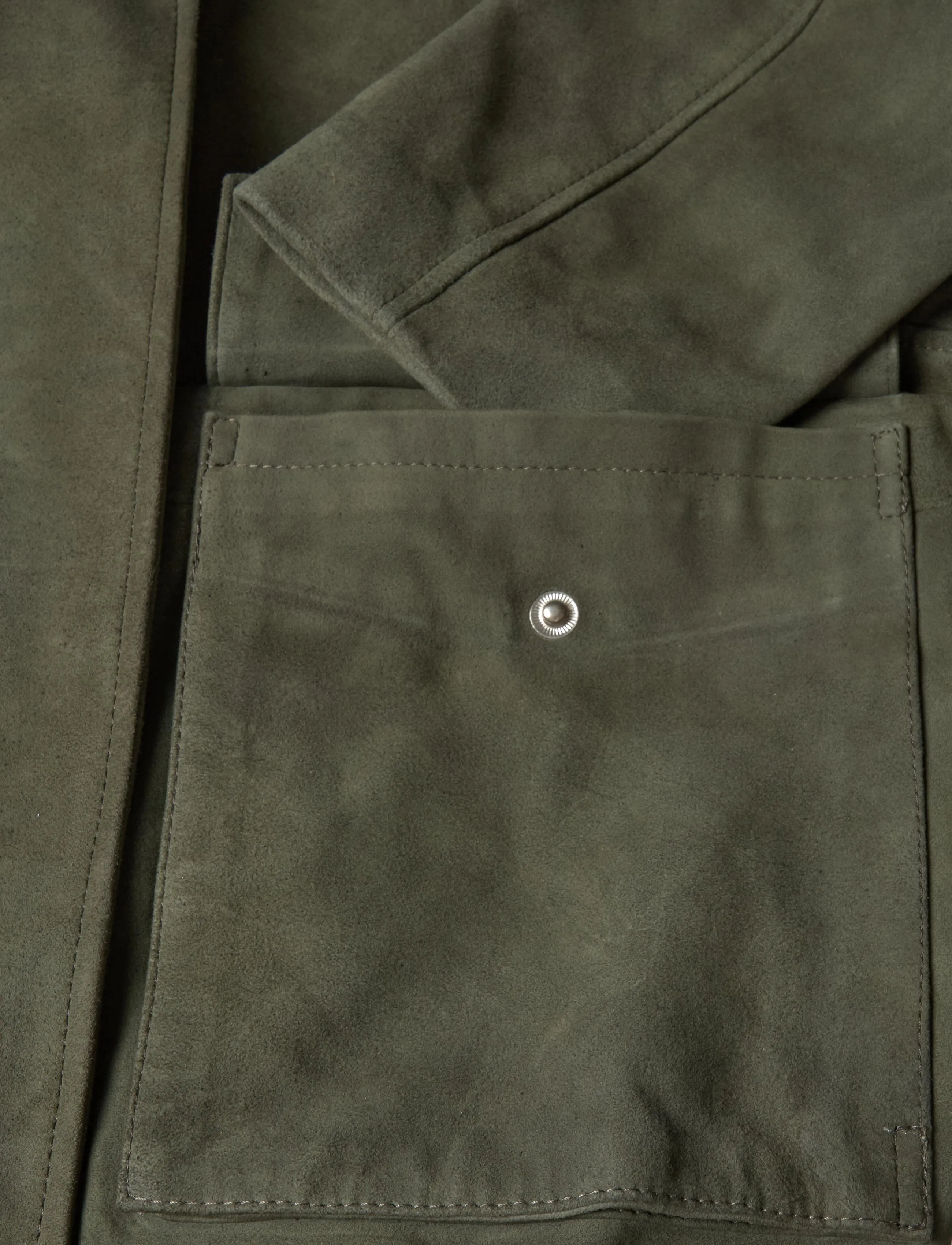NEUW - SCENE SUEDE JACKETOLIVE - green - 5