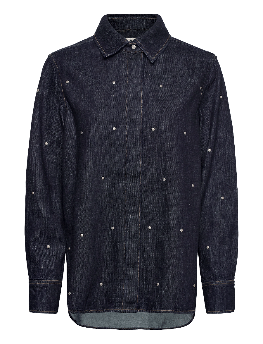 NEUW - RIVET SHIRTRINSE INDIGO - teksasärgid - blue - 0