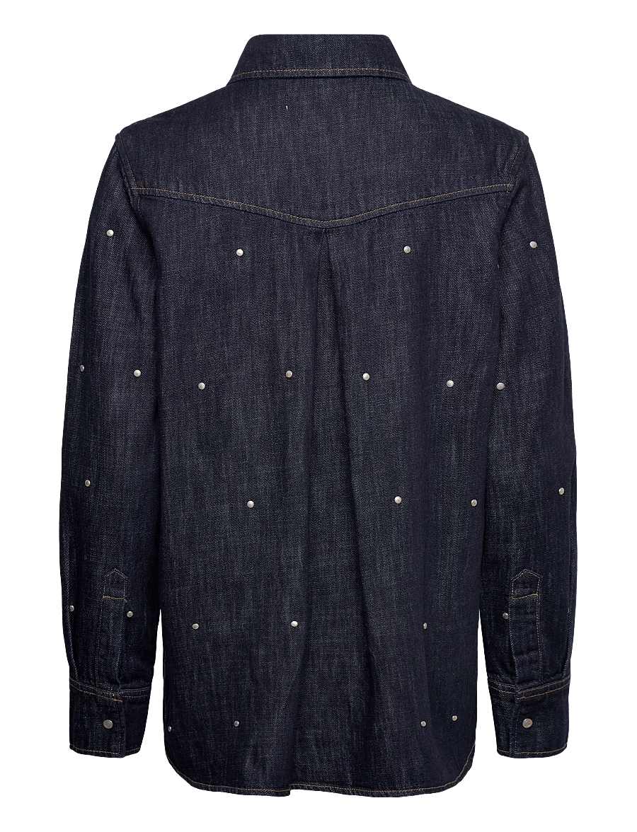 NEUW - RIVET SHIRTRINSE INDIGO - teksasärgid - blue - 1