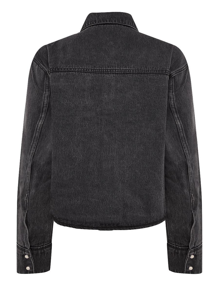 NEUW - BLACKOUT SHACKET WASHED BLACK - jeansjacken - black - 1