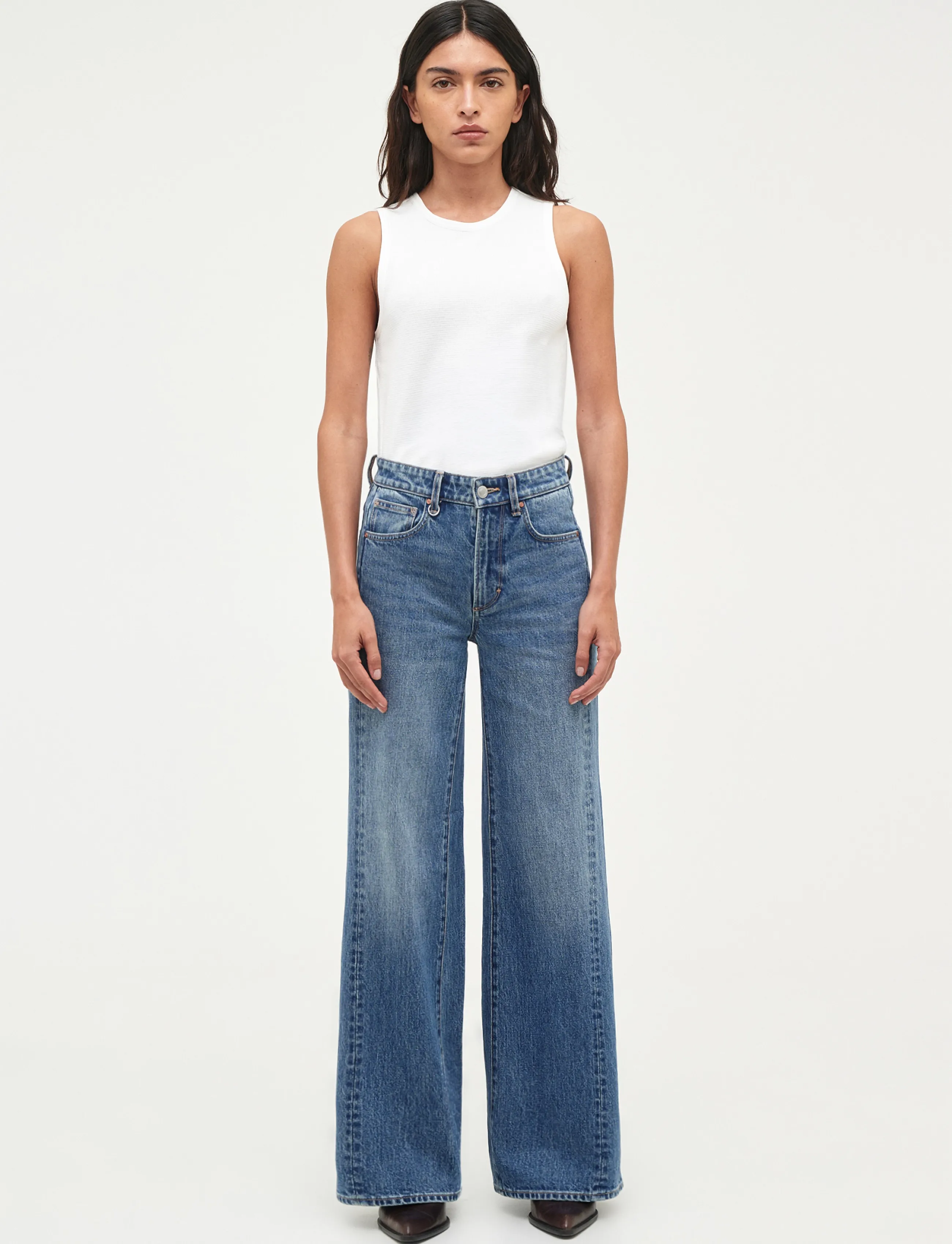 NEUW EVA WIDE CENSUSVINTAGE INDIGO - Festivali riietus - BLUE / blue