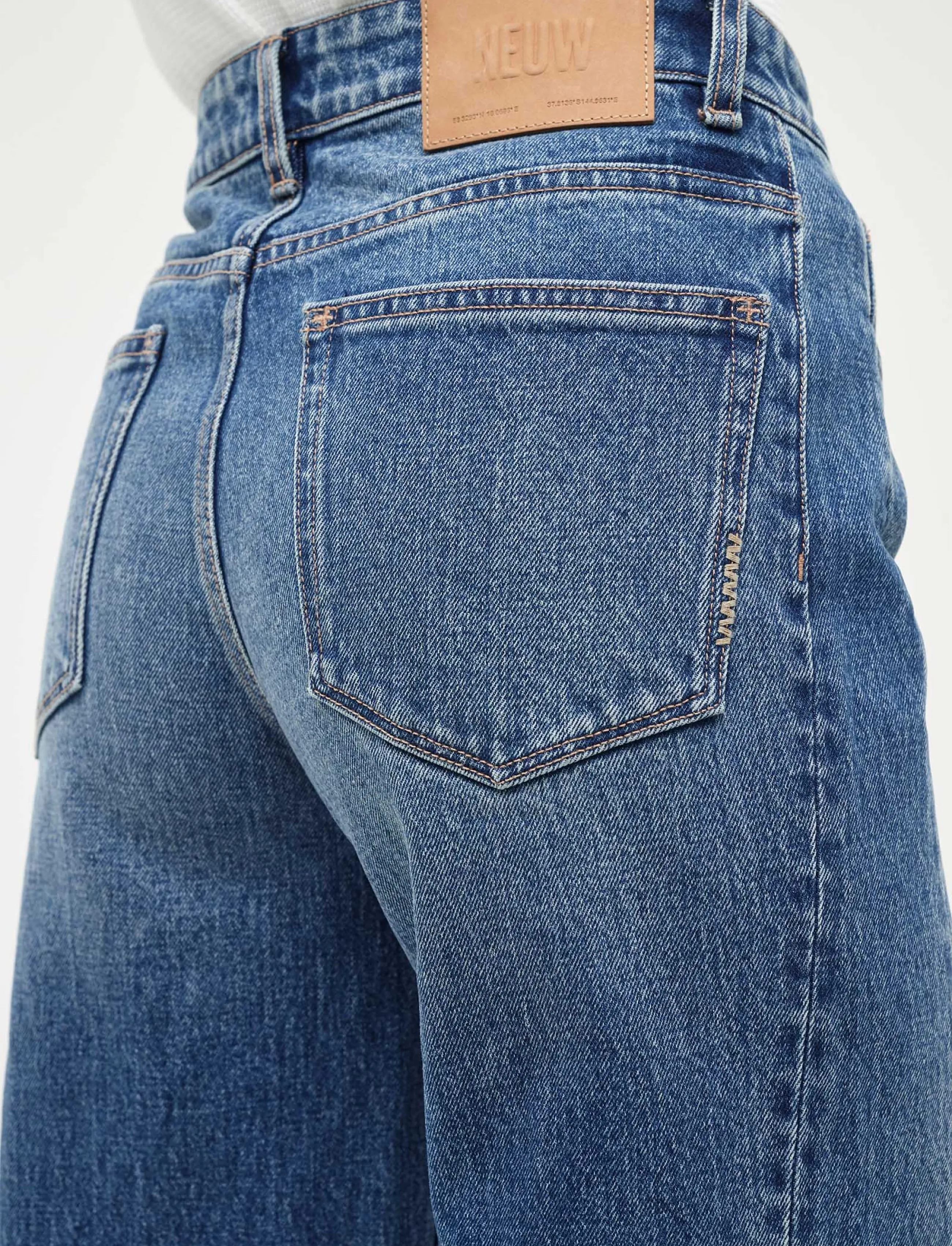 NEUW - EVA WIDE CENSUSVINTAGE INDIGO - laia säärega teksad - blue - 5