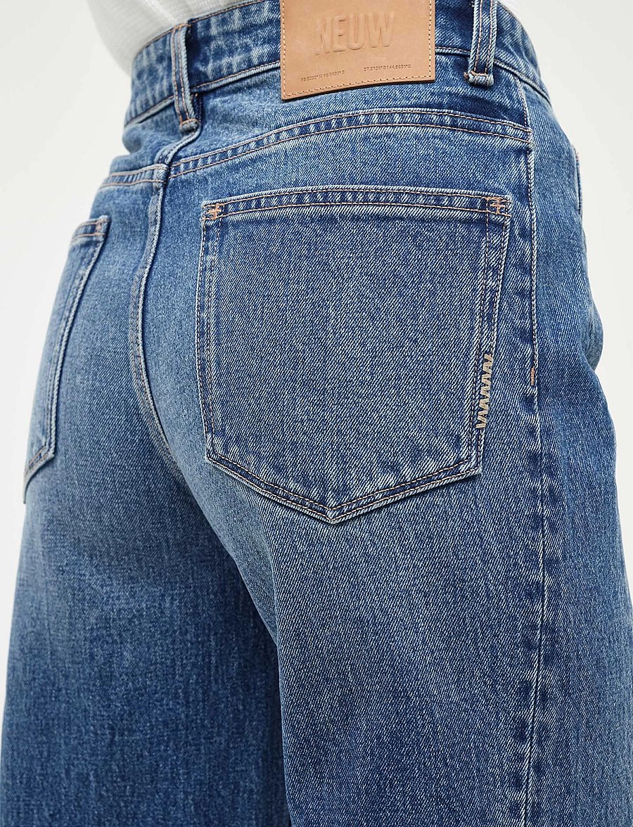 NEUW - EVA WIDE CENSUSVINTAGE INDIGO - laia säärega teksad - blue - 5