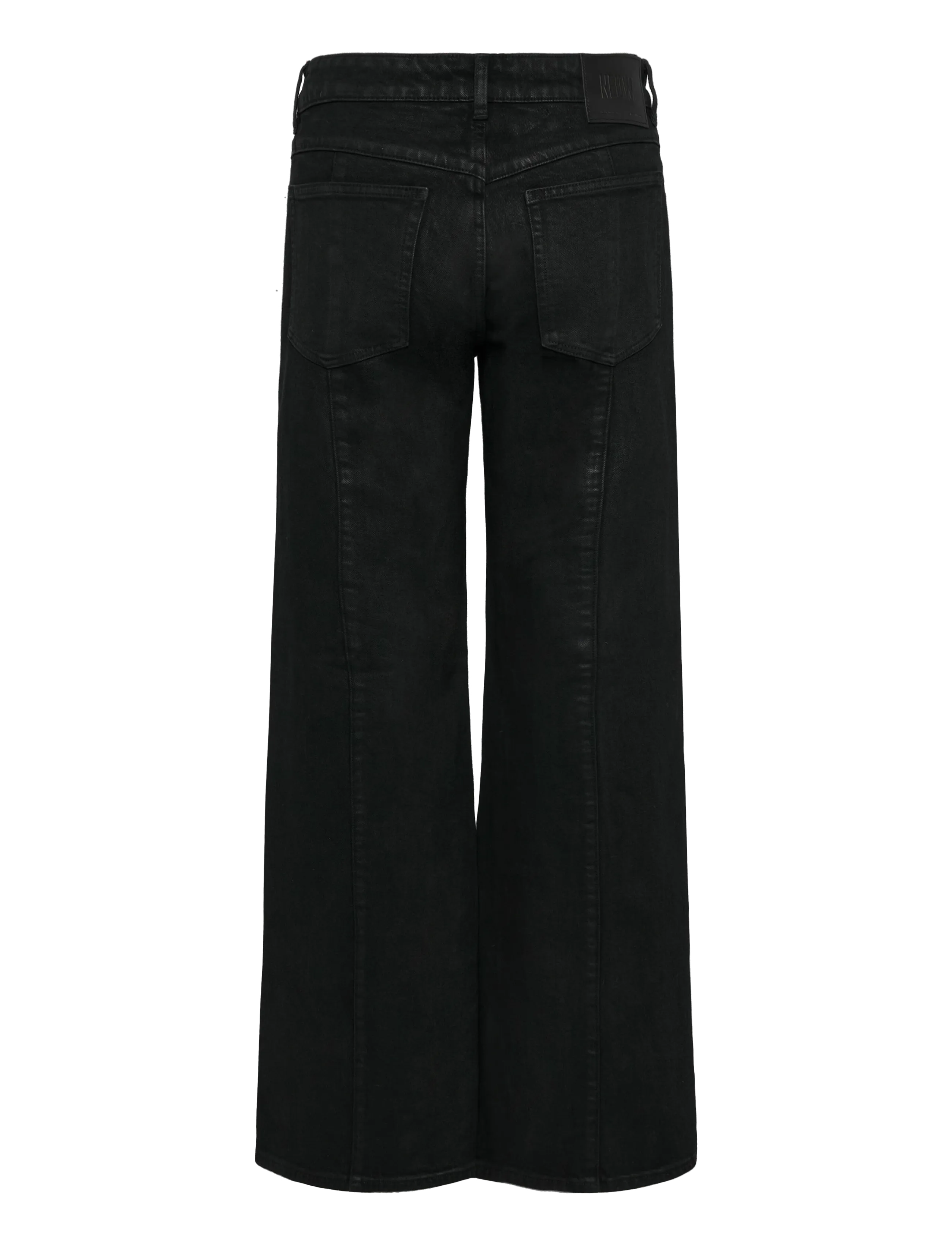 NEUW - EVA LOW PHASEWAXED BLACK - barrel jeans - black - 2