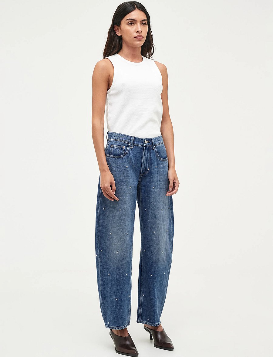 NEUW - AMBER BARREL MILKYWAYVINTAGE INDIGO - barrel jeans - blue - 3