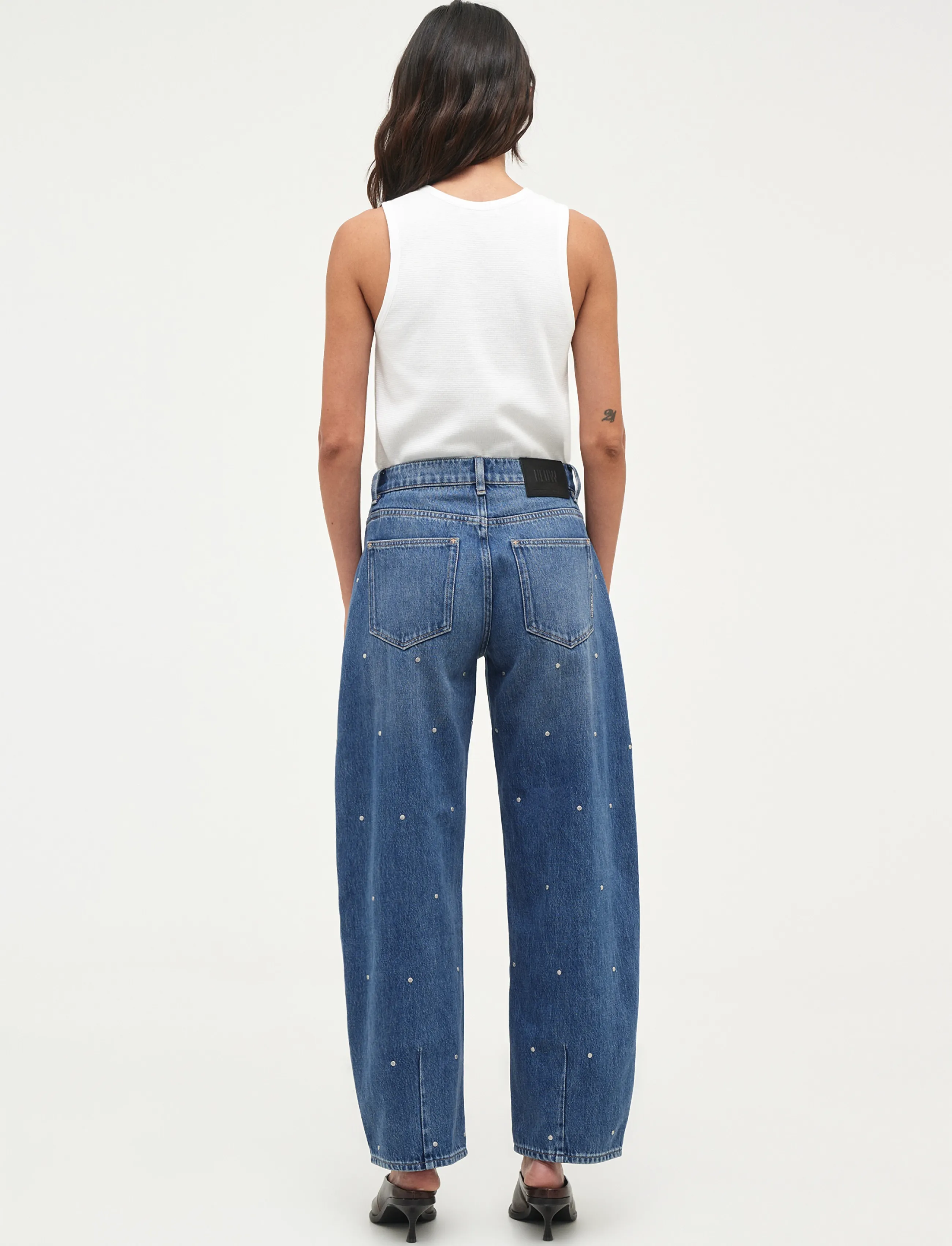 Neuw Amber Barrel Milkywayvintage Indigo jeans dam – bild 3