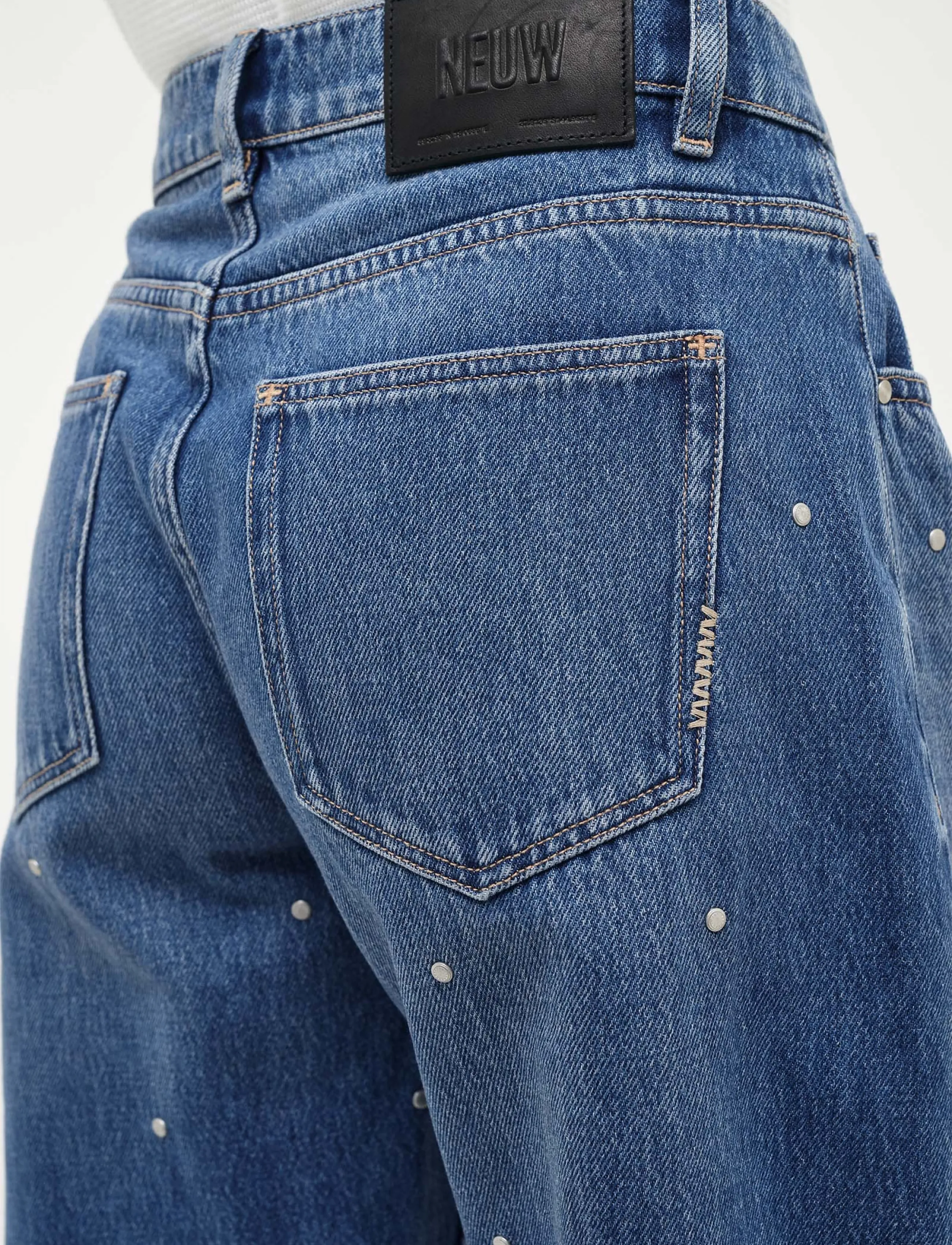 NEUW - AMBER BARREL MILKYWAYVINTAGE INDIGO - barrel jeans - blue - 5