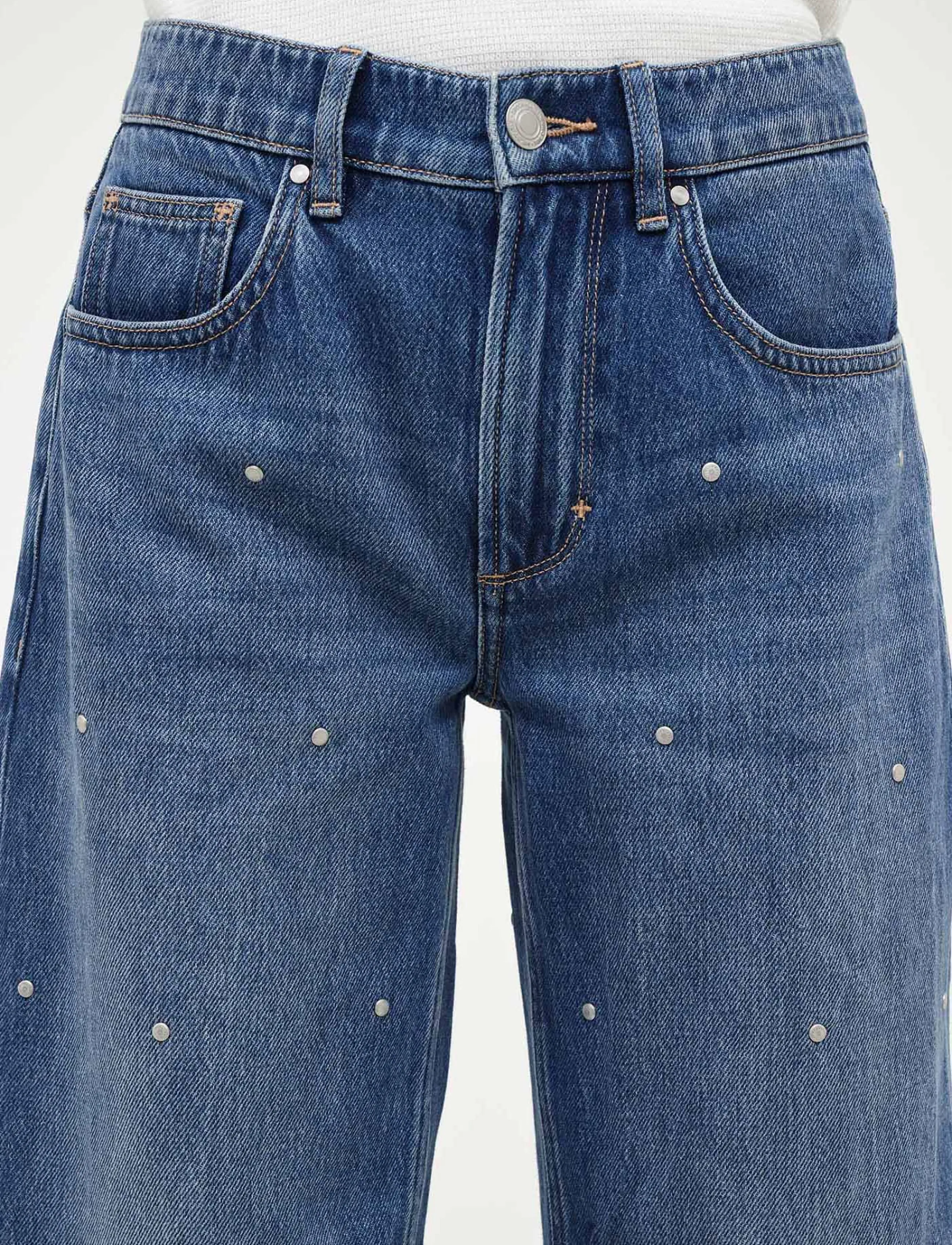 Neuw Amber Barrel Milkywayvintage Indigo jeans dam – bild 5