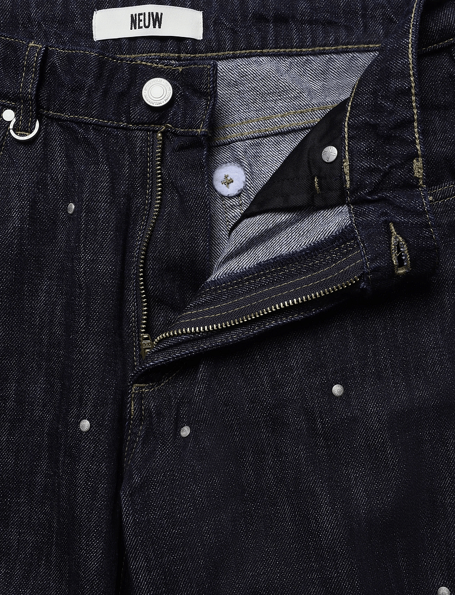 NEUW - MILLA WIDE RINSE STUDS - vida jeans - blue - 3
