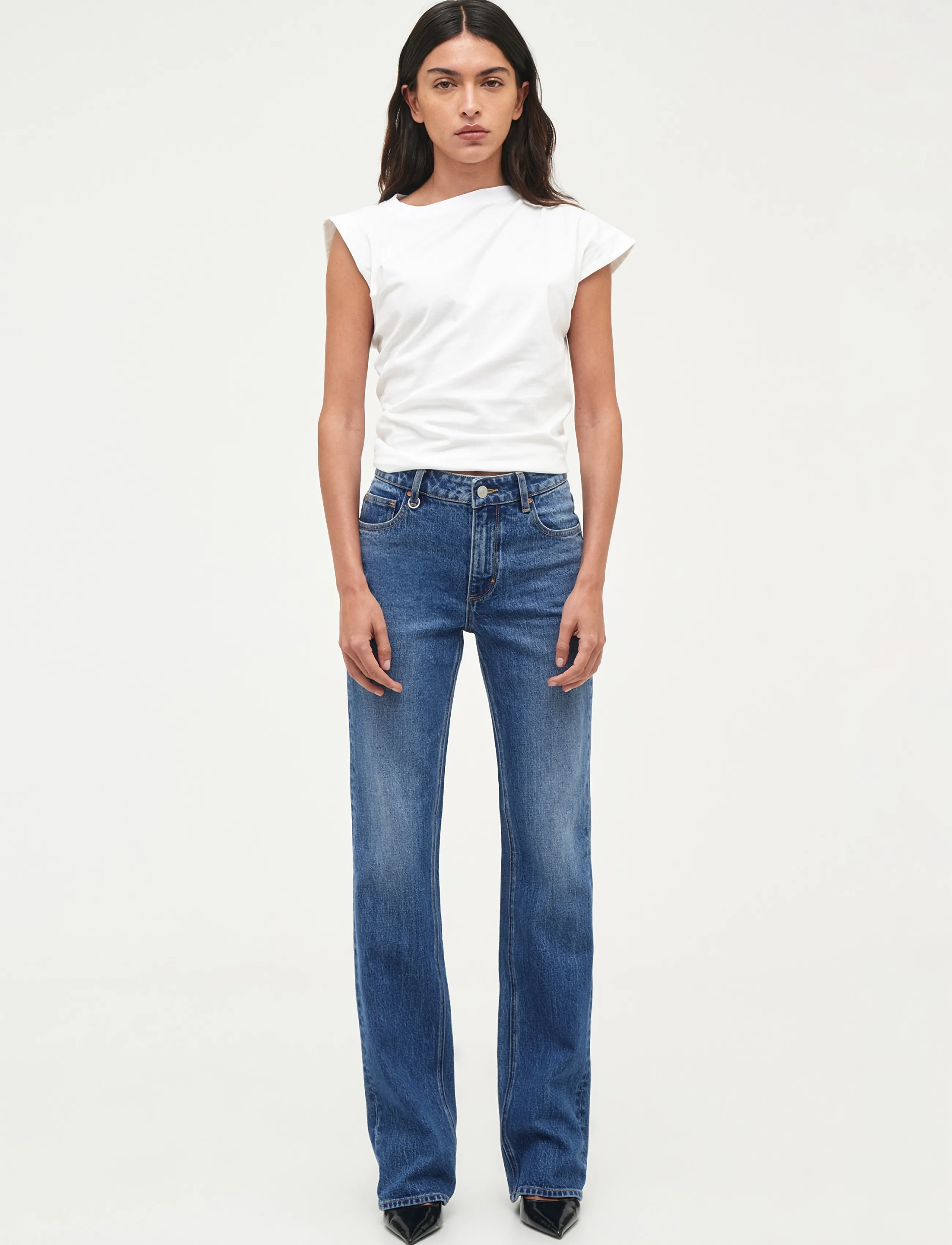 NEUW FREJA STRAIGHT ALEXAMID VINTAGE INDIGO - Transitional Layering - BLUE / blue