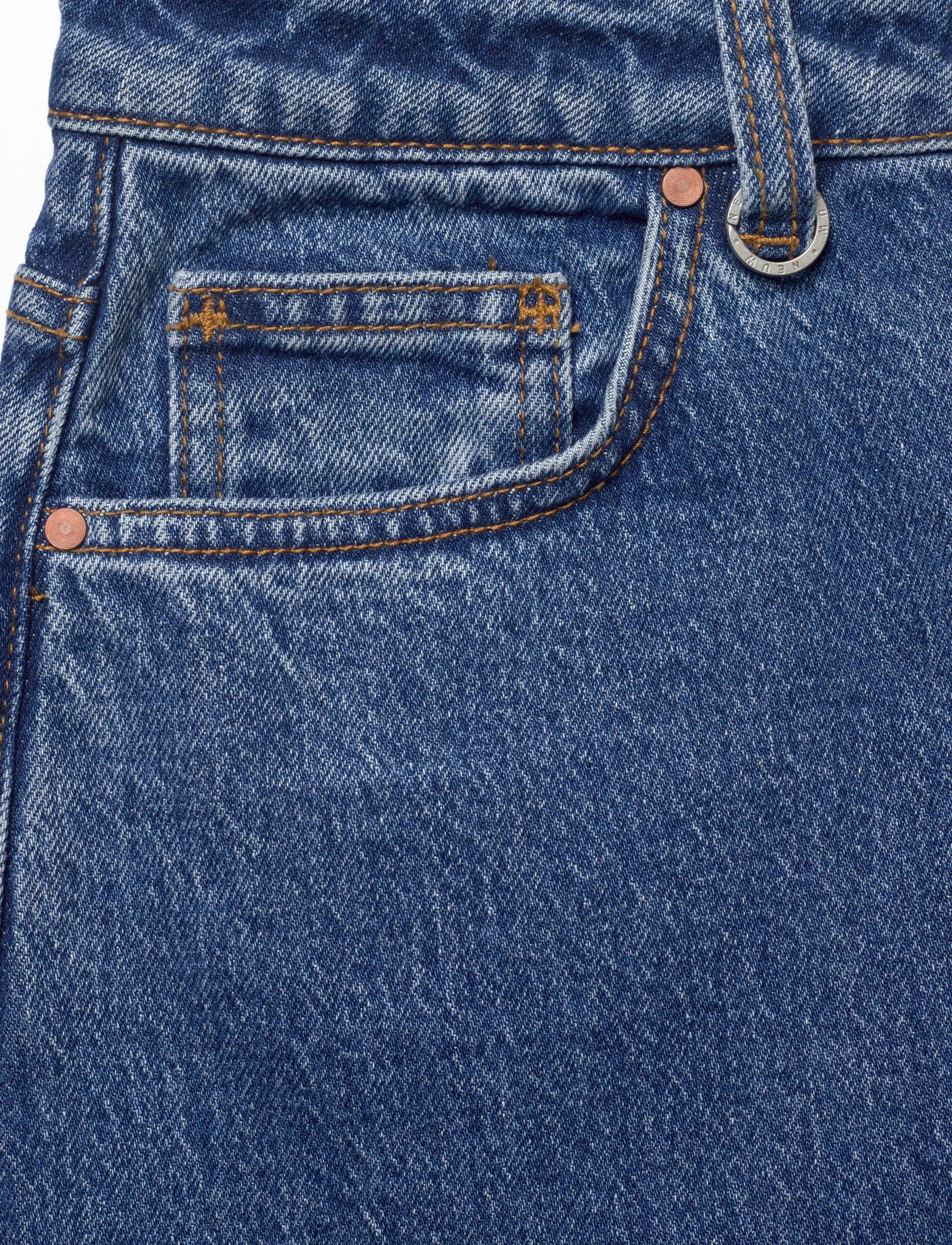 NEUW - NICO STRAIGHT FRENCH BLUE MID INDIGO - jeans droites - blue - 5