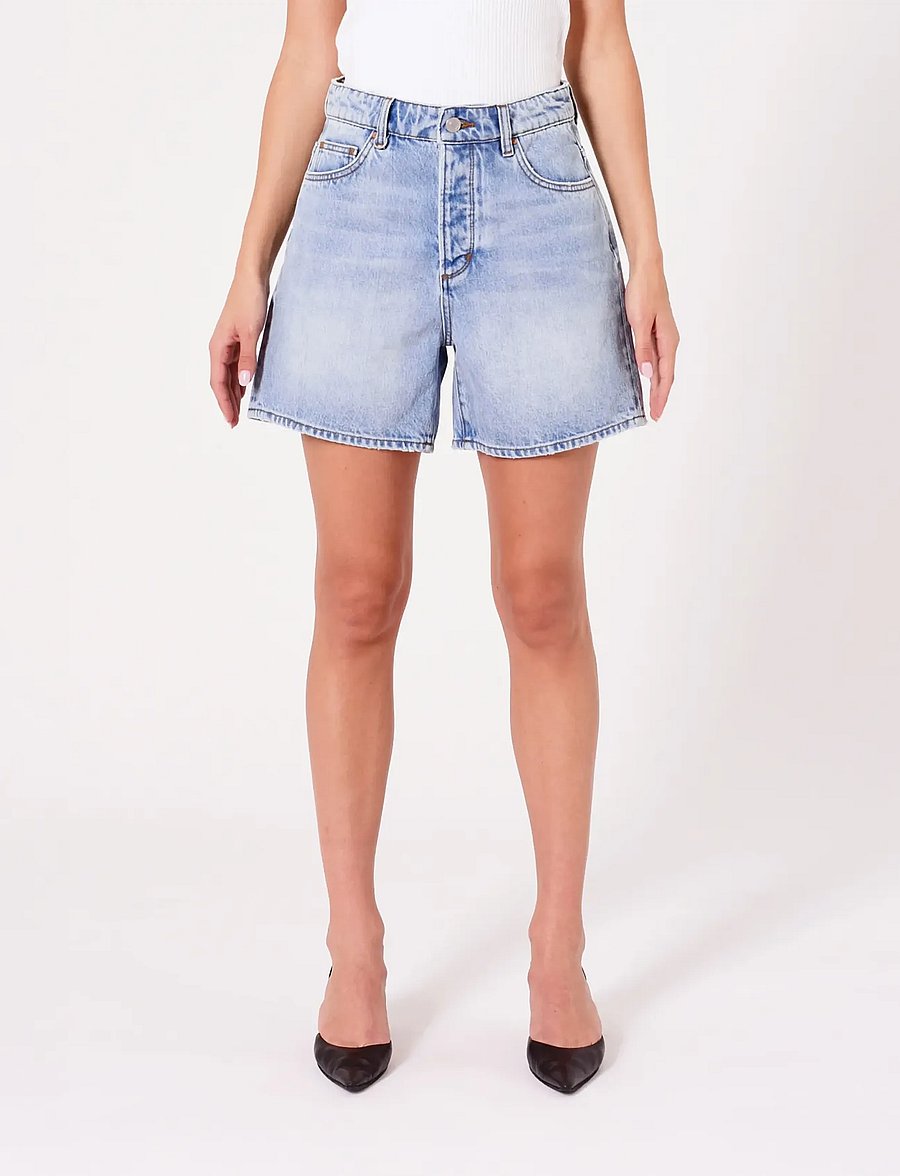 NEUW - EVA SHORT PASSENGER LIGHT VINTAGE INDIGO - jeansshorts - blue - 0