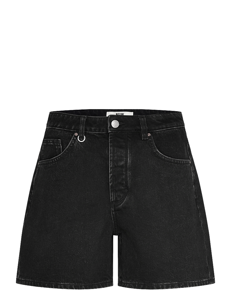 NEUW - EVA SHORT CONTEMPT BLACK - jorts - black - 1