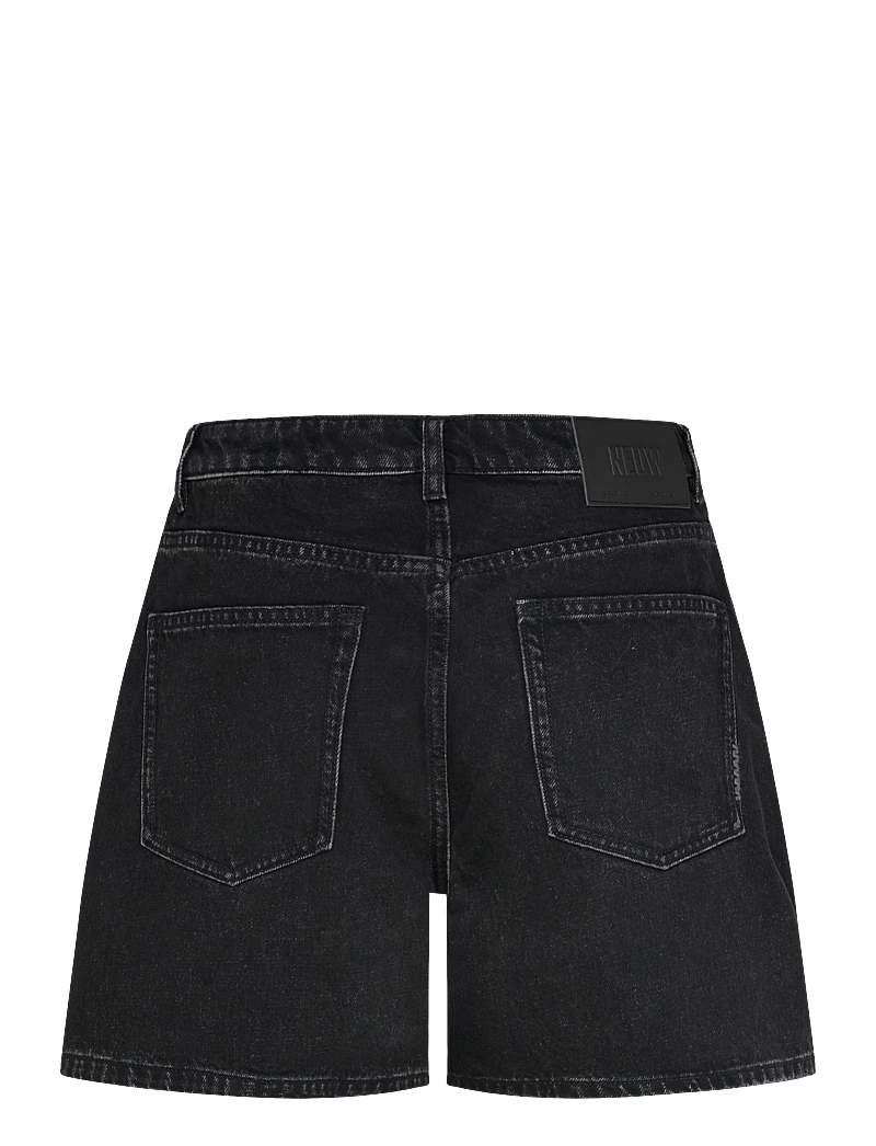 NEUW - EVA SHORT CONTEMPT BLACK - jorts - black - 2