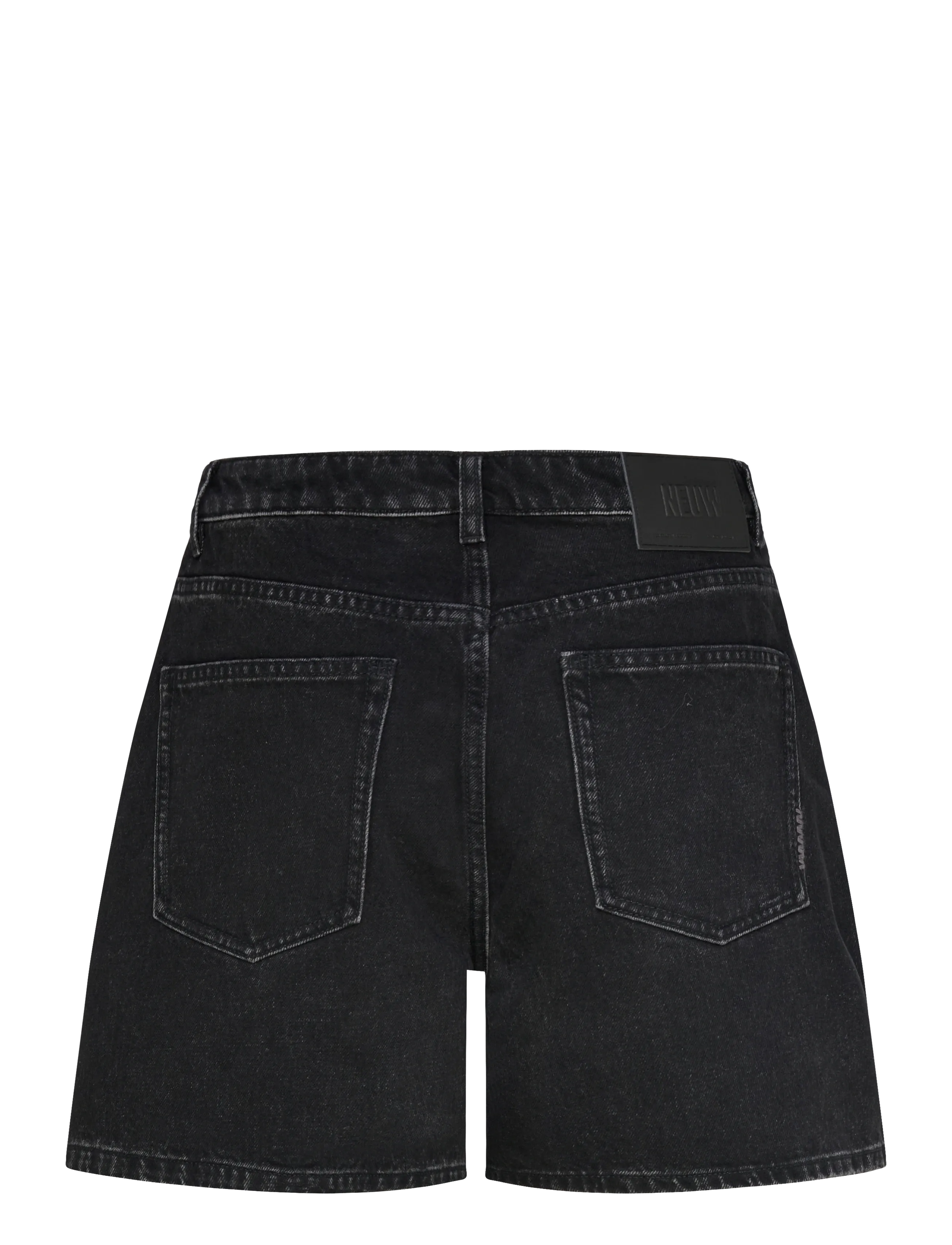 NEUW - EVA SHORT CONTEMPT BLACK - Šorti - black - 2