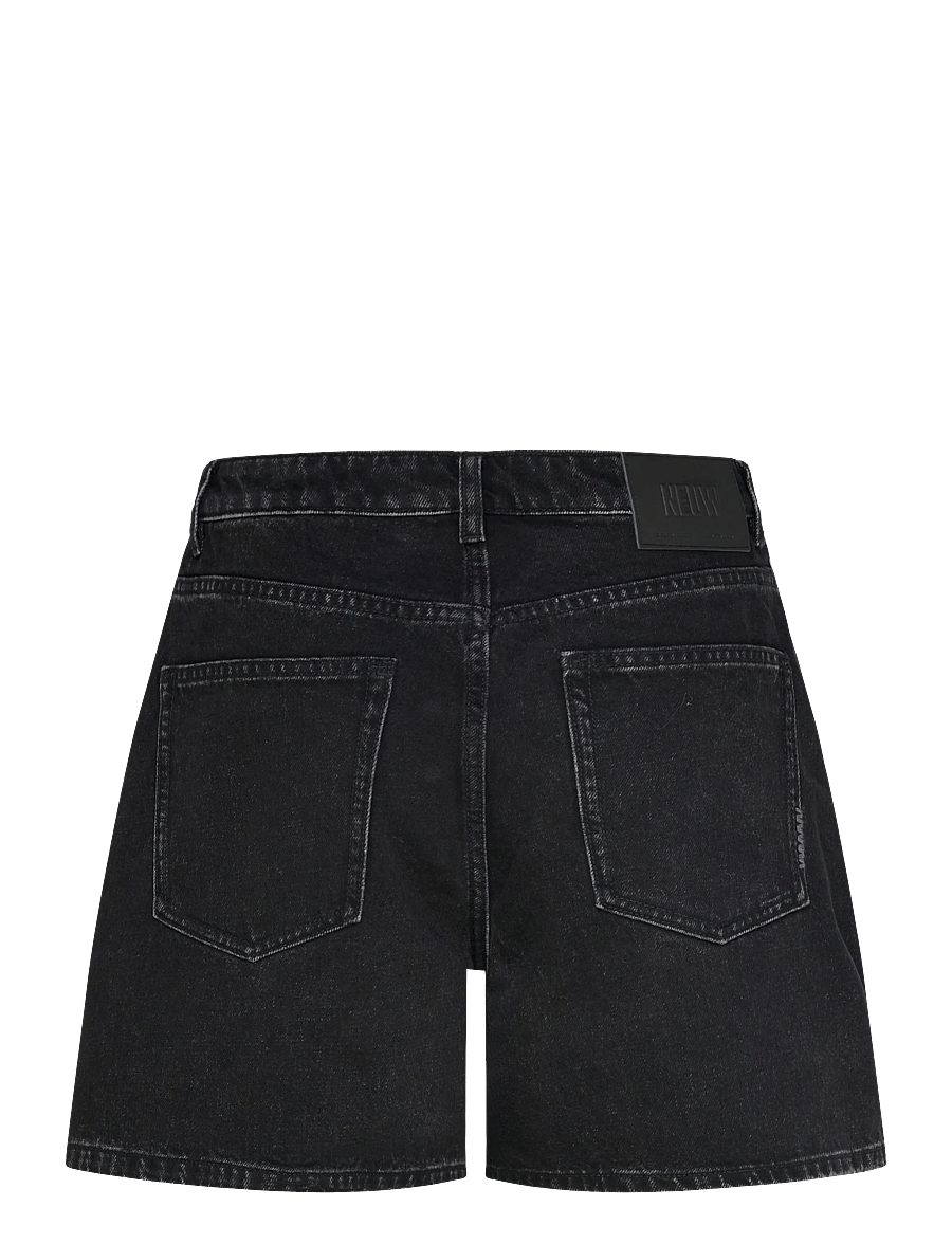 NEUW - EVA SHORT CONTEMPT BLACK - jorts - black - 2