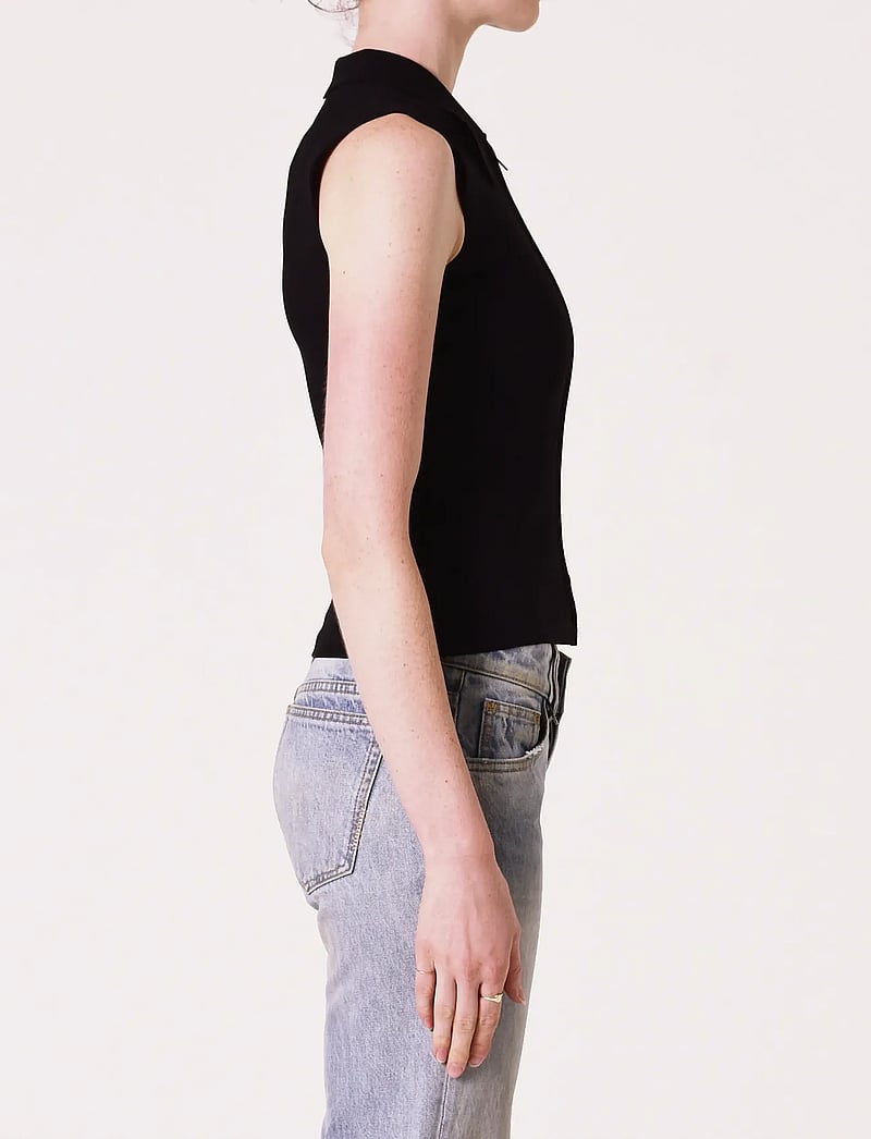 NEUW - SUKI ZIP TOP BLACK - Ærmeløse bluser - black - 3